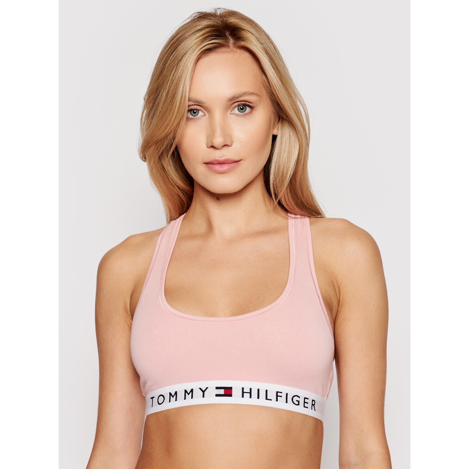 Tommy Hilfiger Top nedrček UW0UW02037 Roza - Pepit.si