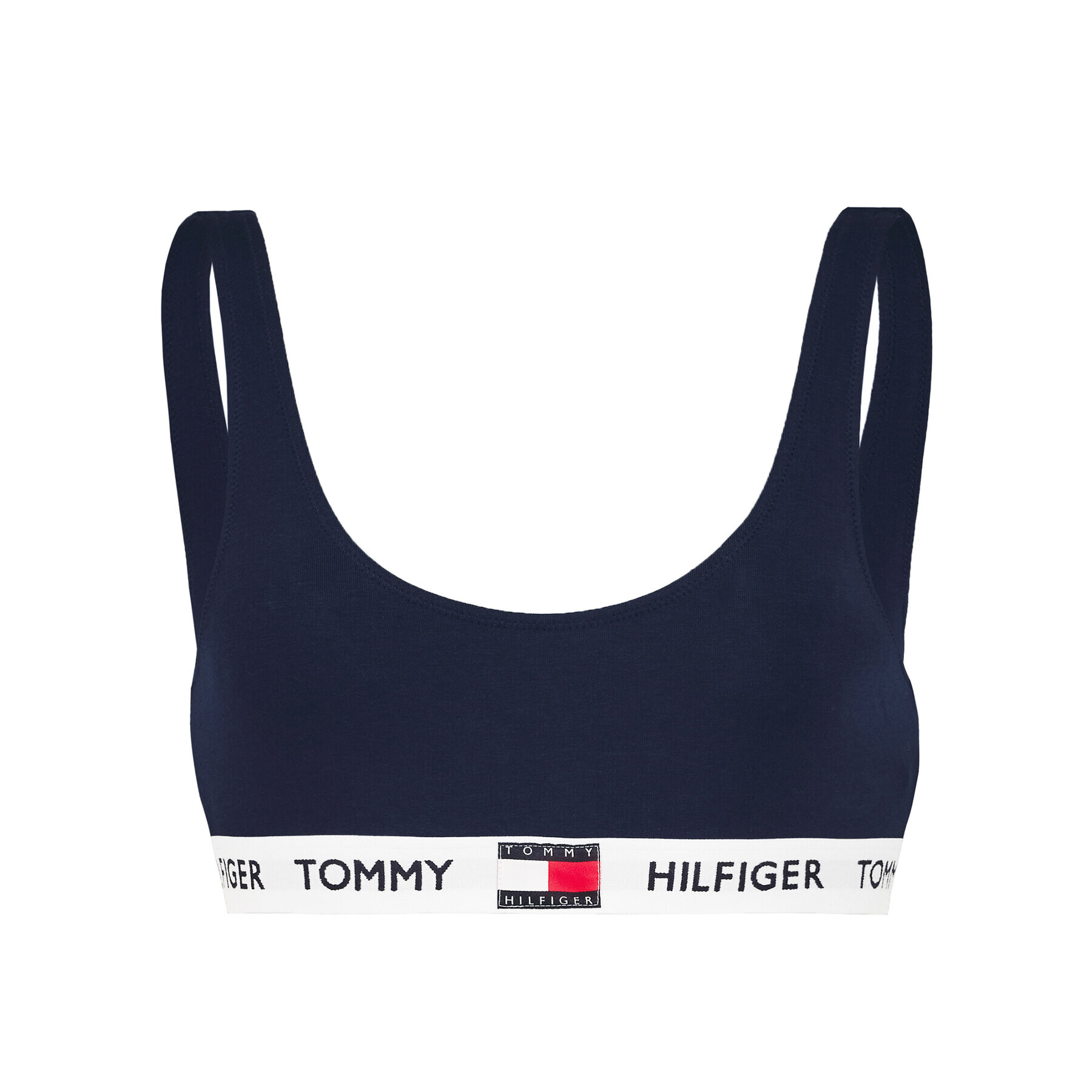 Tommy Hilfiger Top nedrček UW0UW02225 Mornarsko modra - Pepit.si