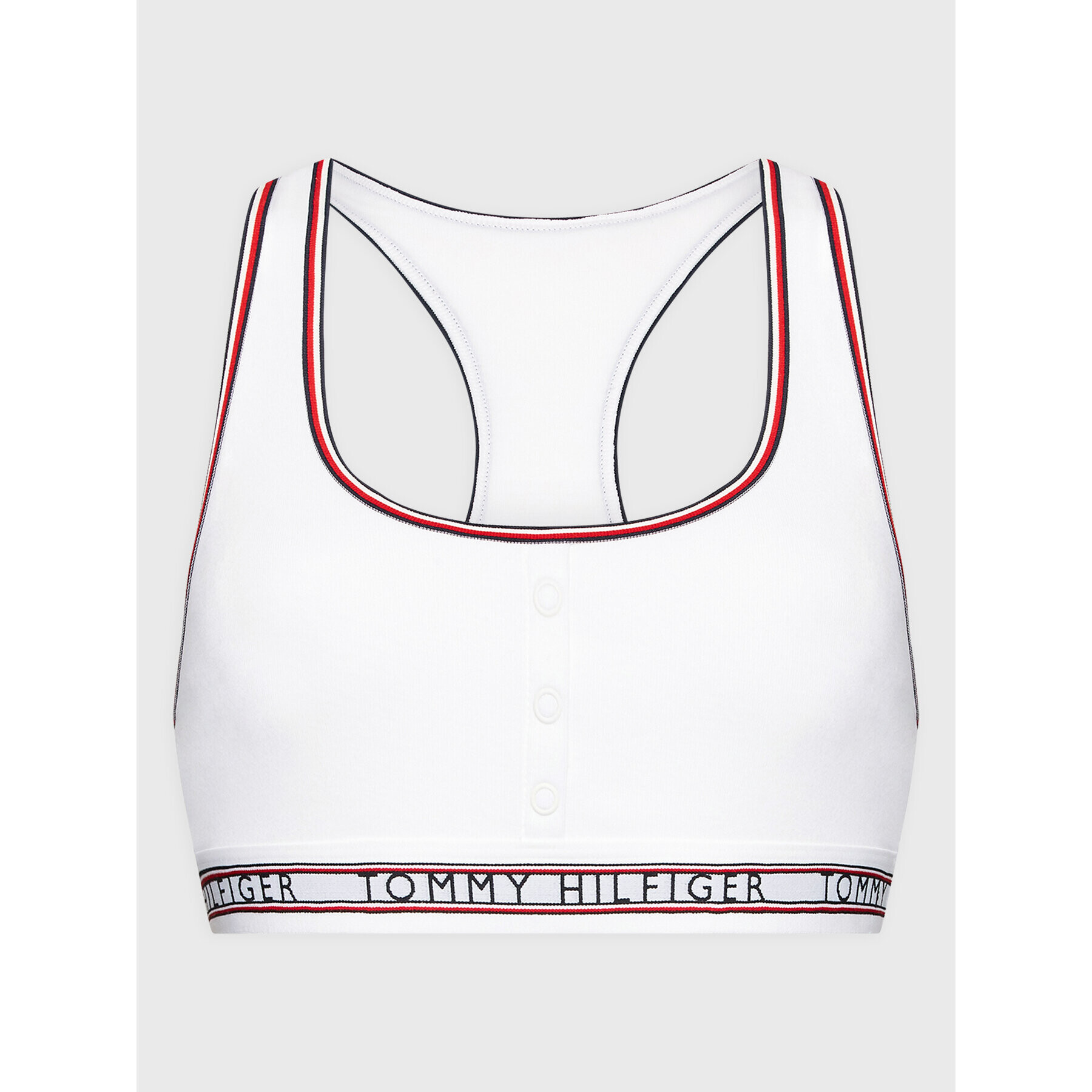 Tommy Hilfiger Top nedrček UW0UW03503 Bela - Pepit.si