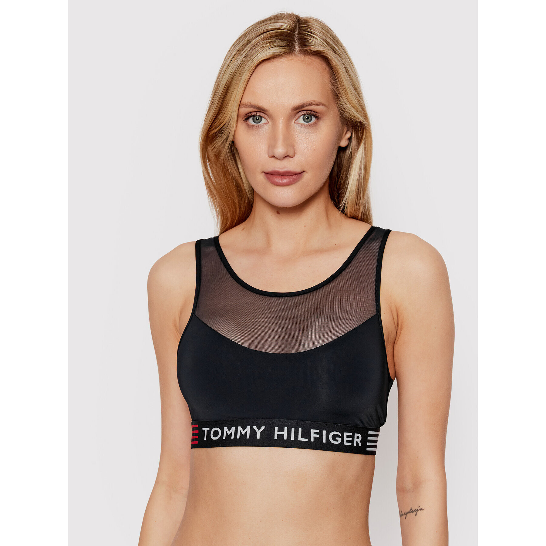 Tommy Hilfiger Top nedrček UW0UW03510 Mornarsko modra - Pepit.si