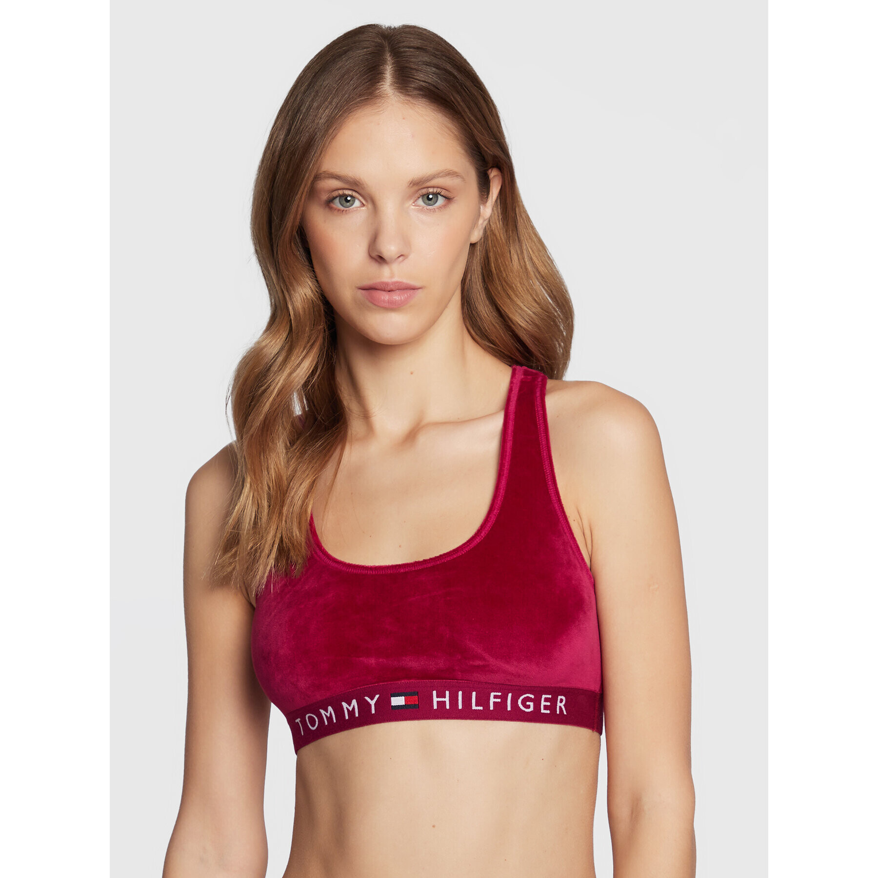 Tommy Hilfiger Top nedrček UW0UW03979 Roza - Pepit.si