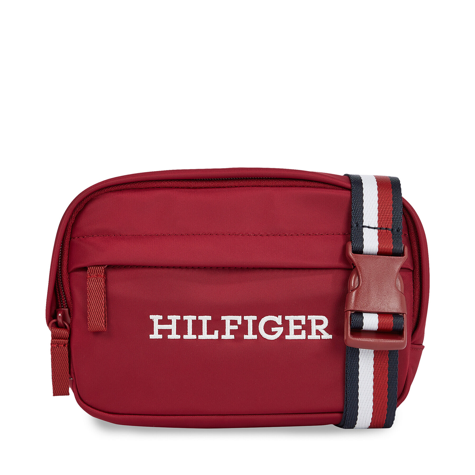 Tommy Hilfiger torba za okoli pasu Corporate Hilfiger Bymbag AU0AU01728 Bordo rdeča - Pepit.si