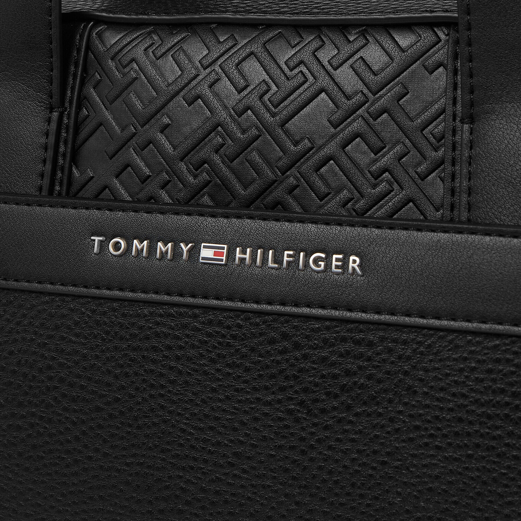 Tommy Hilfiger Torba za prenosnik Th Central Slim Computer Bag AM0AM11307 Črna - Pepit.si