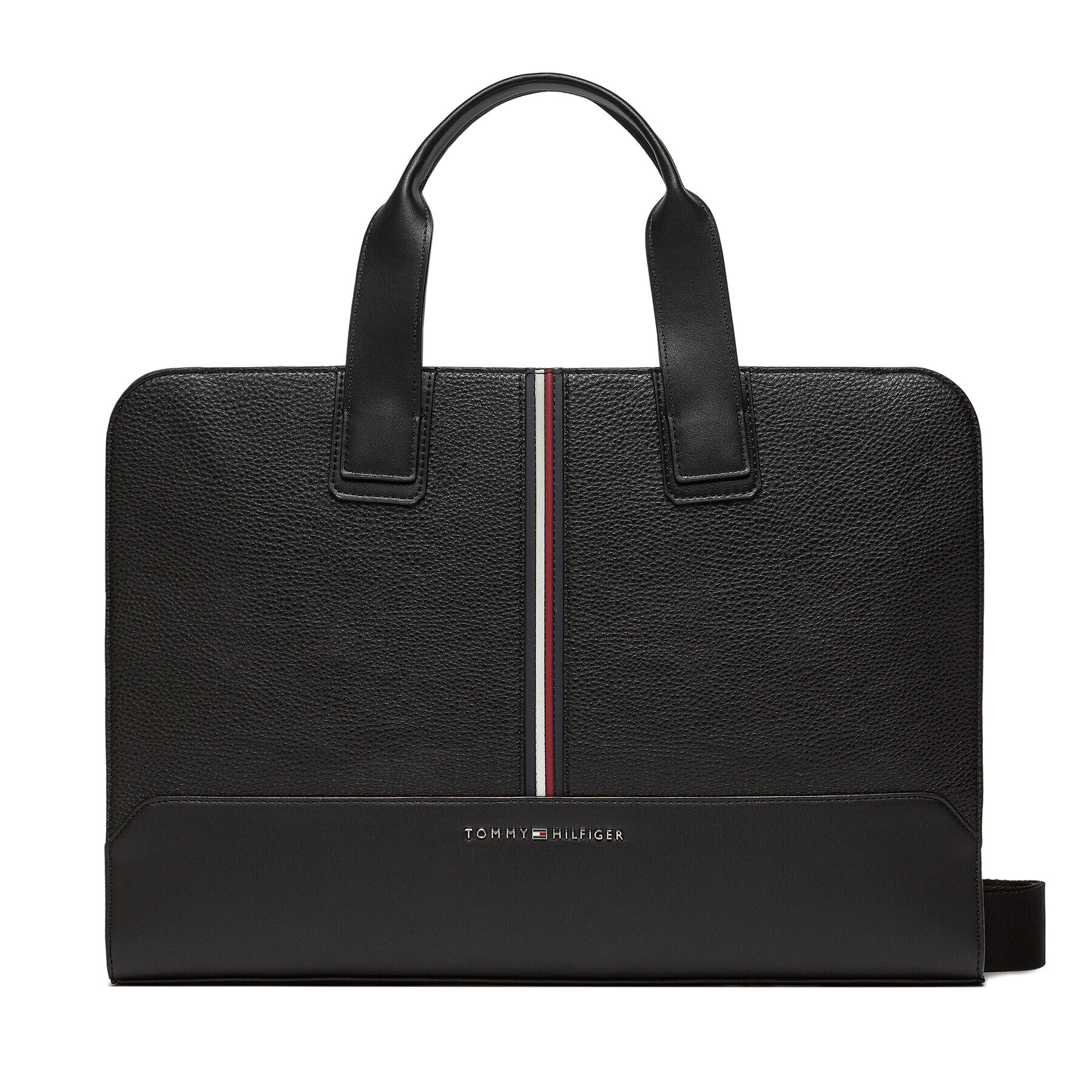 Tommy Hilfiger Torba za prenosnik Th Central Slim Computer Bag AM0AM11781 Črna - Pepit.si