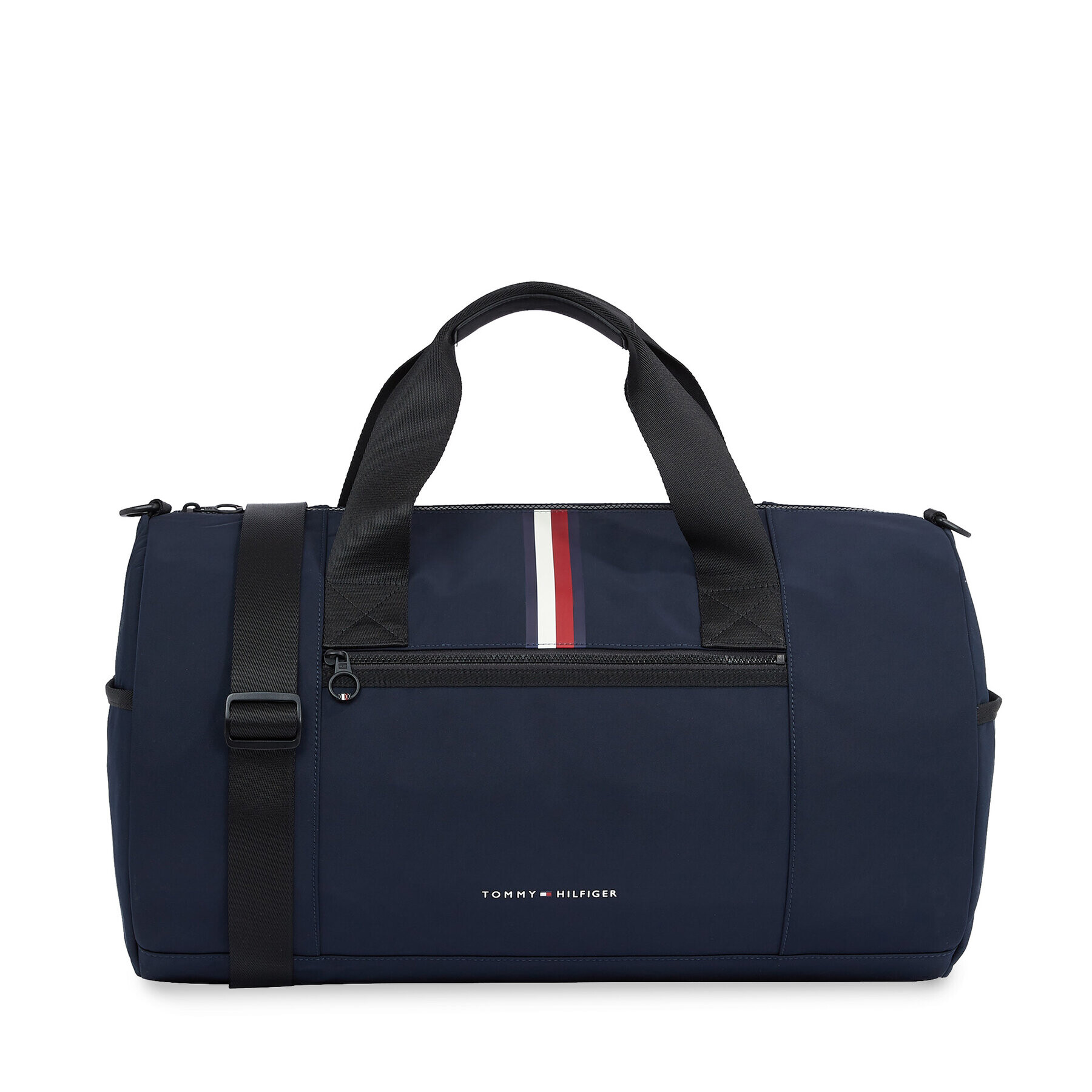 Tommy Hilfiger Torbica Th Skyline Stripe Duffle AM0AM12089 Mornarsko modra - Pepit.si