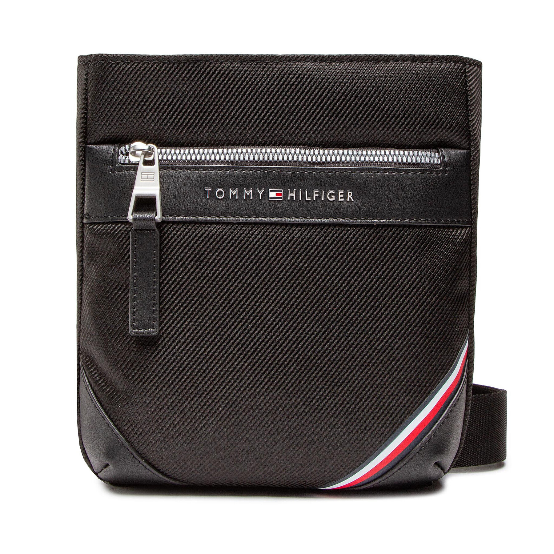 Tommy Hilfiger Torbica za okrog pasu 1985 Nylon Mini Crossover AM0AM08445 Črna - Pepit.si