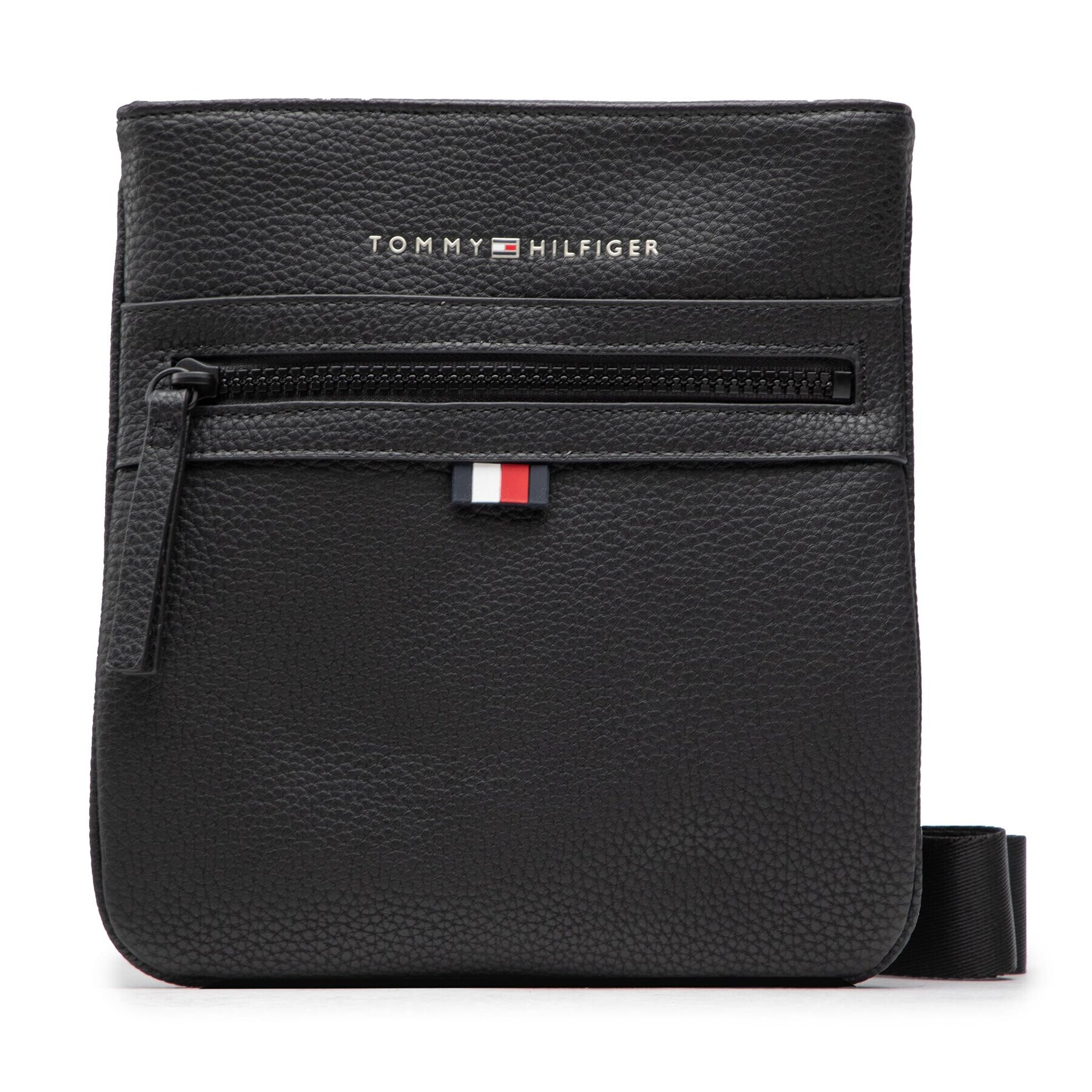 Tommy Hilfiger Torbica za okrog pasu Essential Pu Mini Crossover AM0AM09505 Črna - Pepit.si