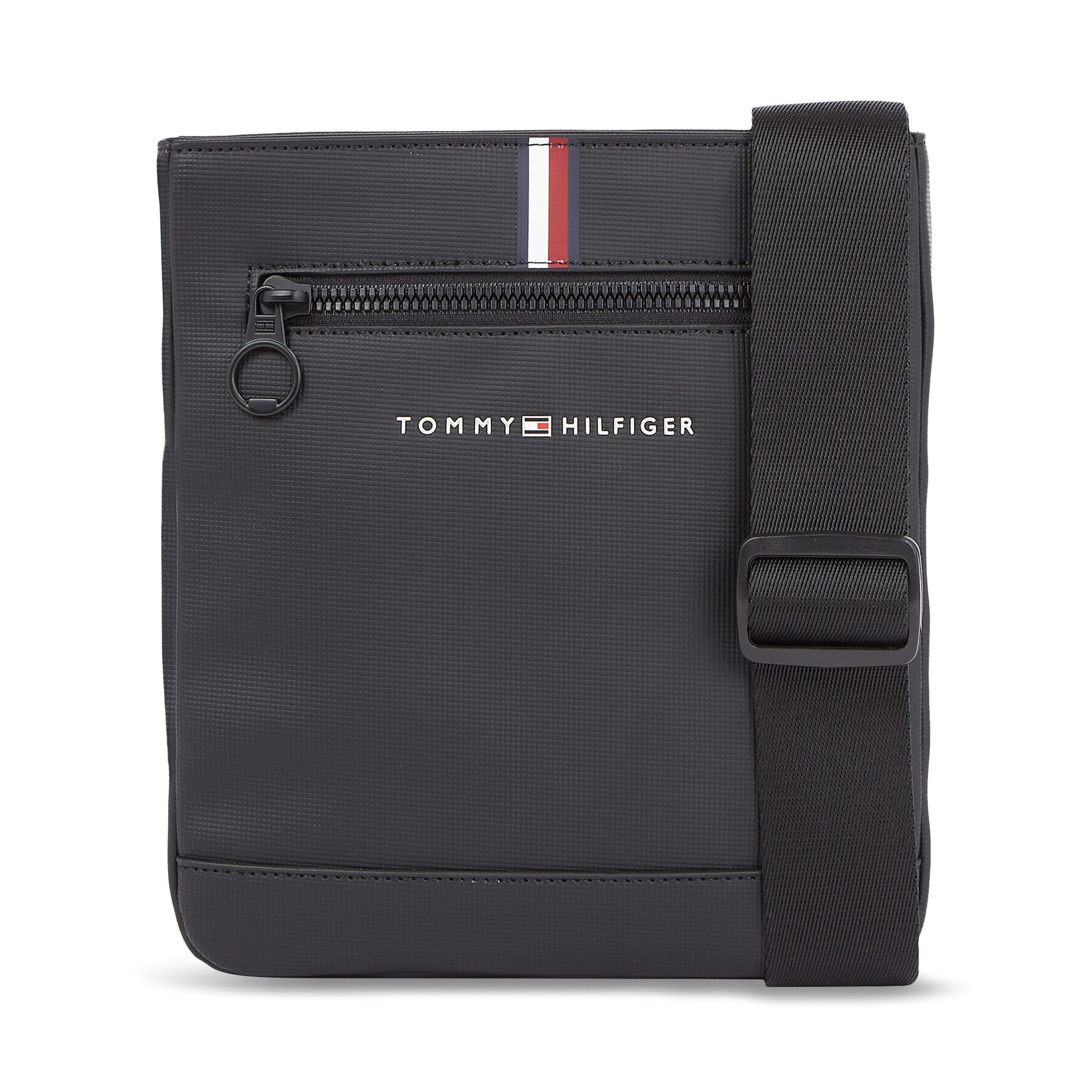 Tommy Hilfiger Torbica za okrog pasu Th Essential Mini Crossover AM0AM11541 Črna - Pepit.si