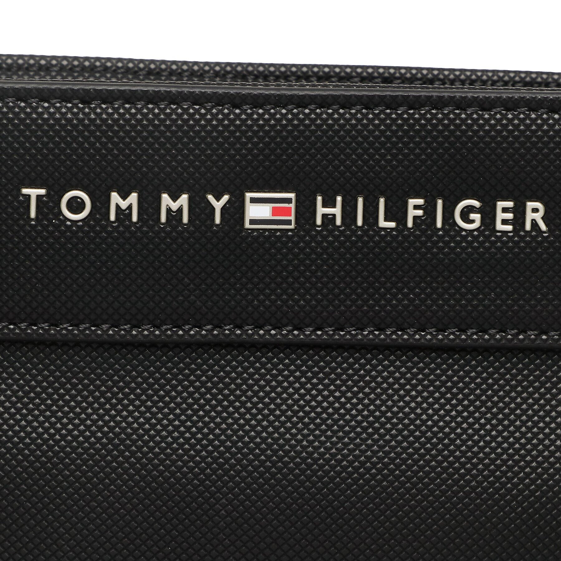 Tommy Hilfiger Torbica za okrog pasu Th Pique Pu Mini Crossover AM0AM11313 Črna - Pepit.si