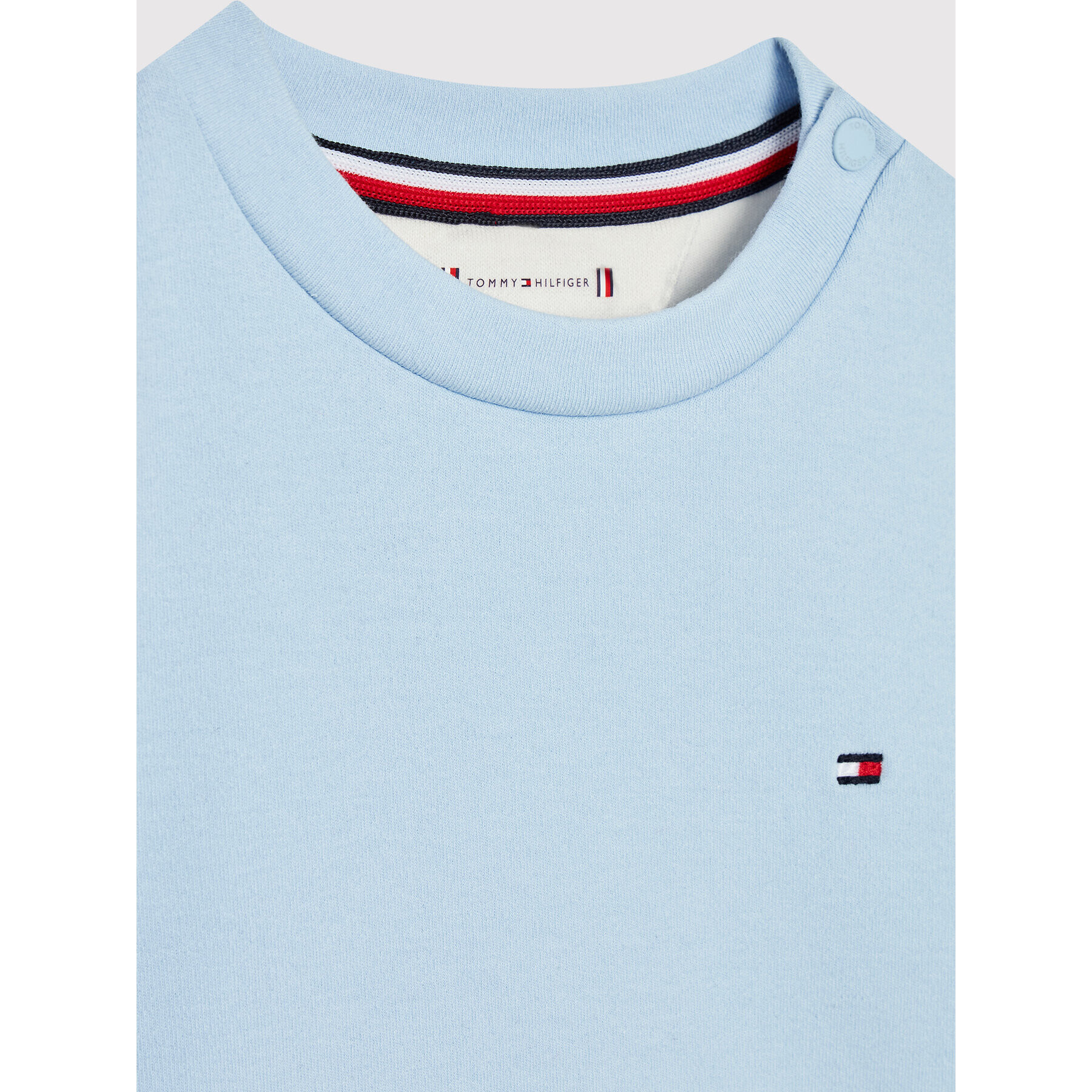 Tommy Hilfiger Trenirka Baby Colorblock KN0KN01478 Modra Regular Fit - Pepit.si