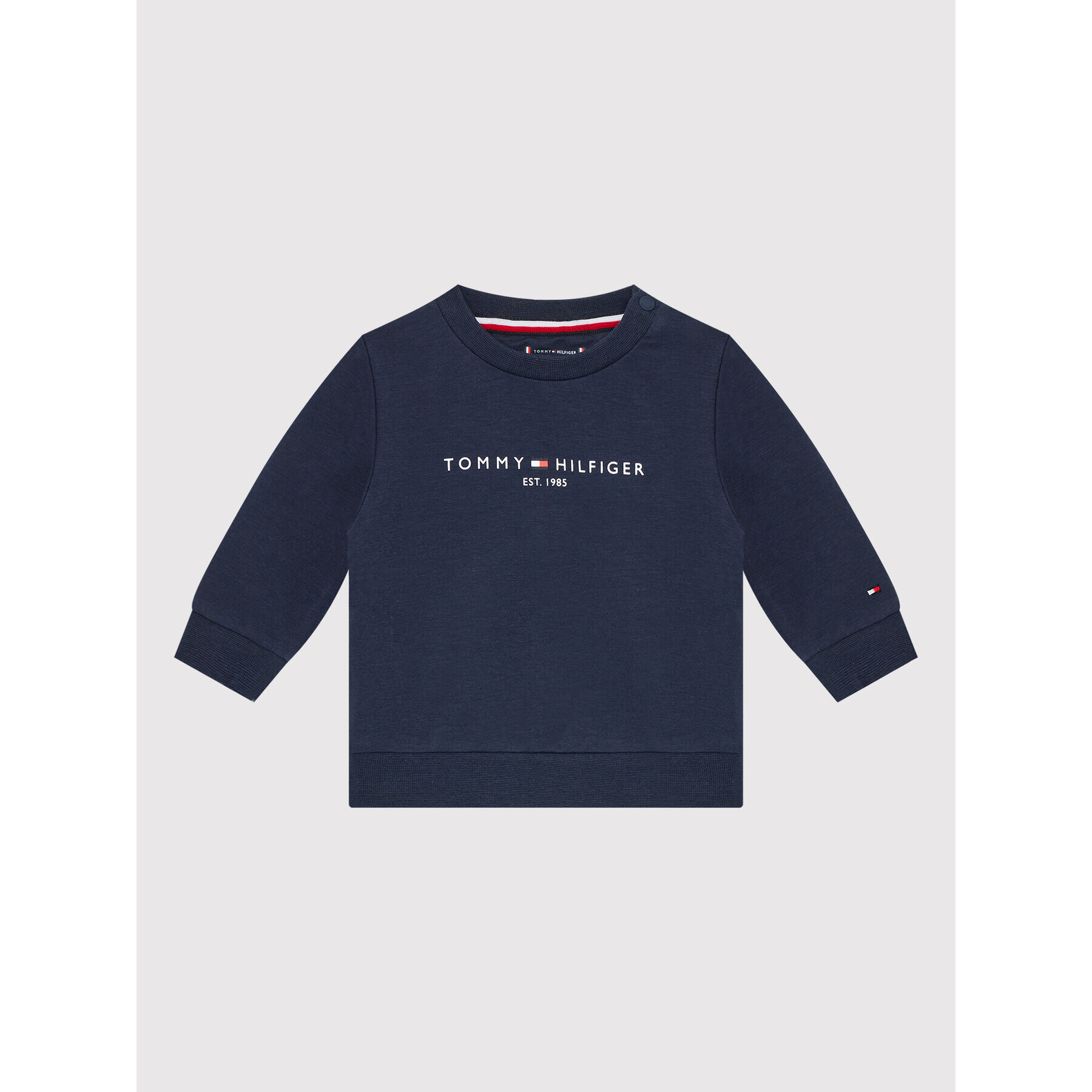 Tommy Hilfiger Trenirka Baby Essential KN0KN01485 Mornarsko modra Regular Fit - Pepit.si