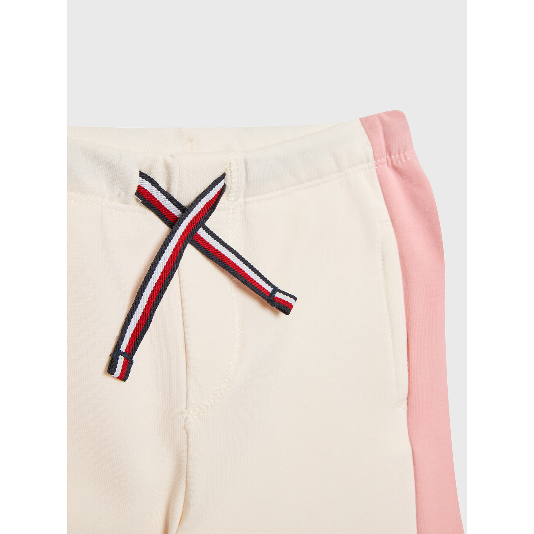 Tommy Hilfiger Trenirka Colorblock KN0KN01556 Bela Regular Fit - Pepit.si