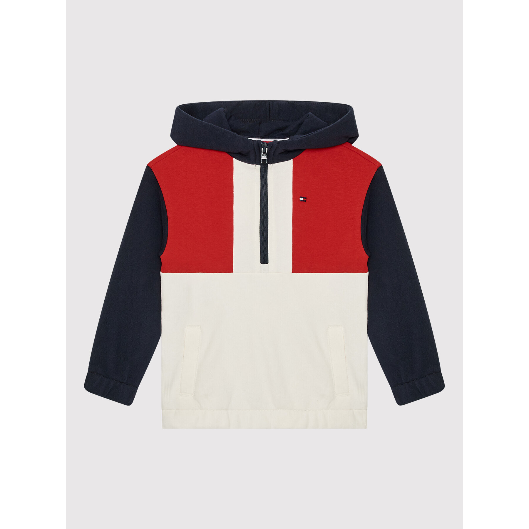 Tommy Hilfiger Trenirka Colorblock KS0KS00272 Pisana Regular Fit - Pepit.si