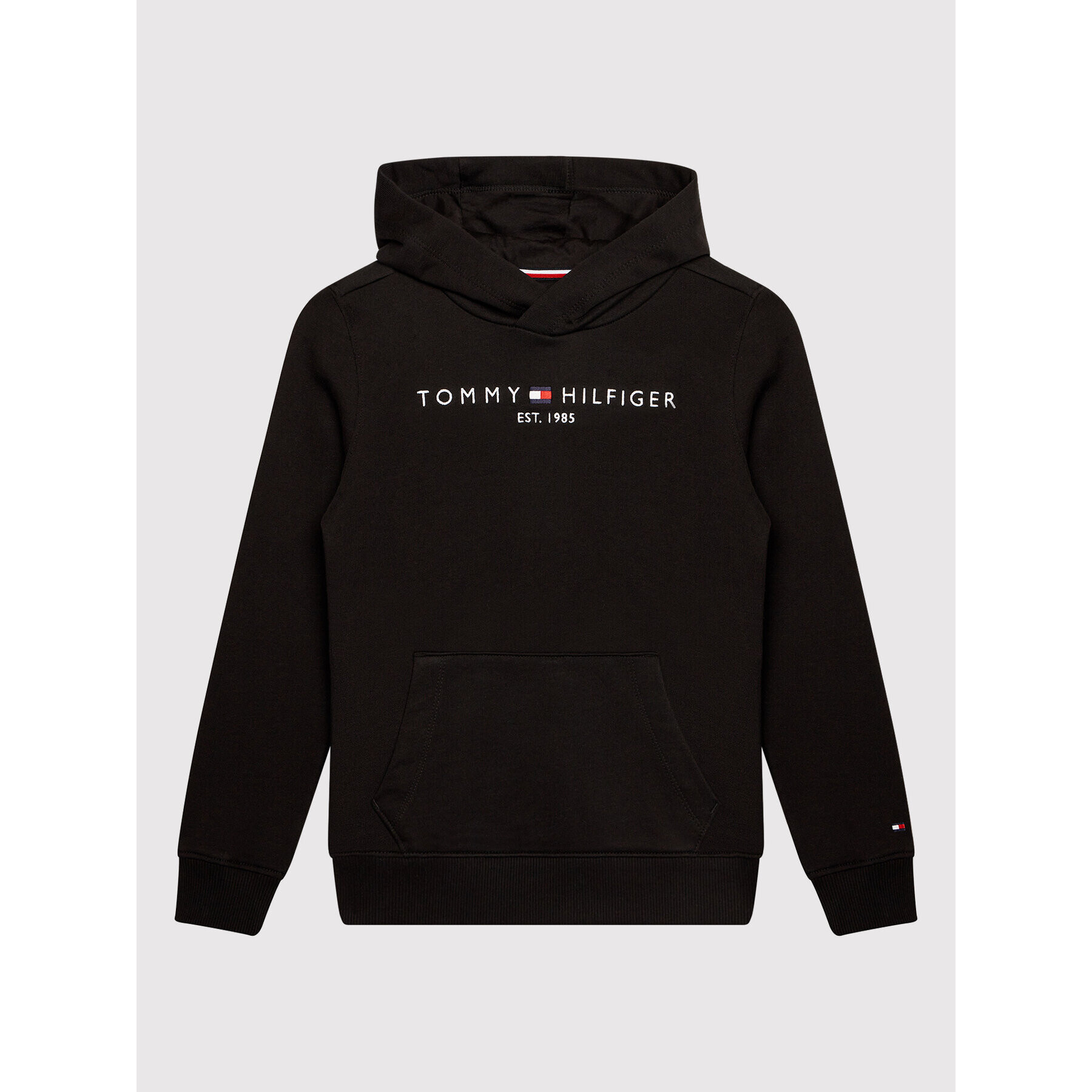 Tommy Hilfiger Trenirka Essential KB0KB06707 D Črna Regular Fit - Pepit.si