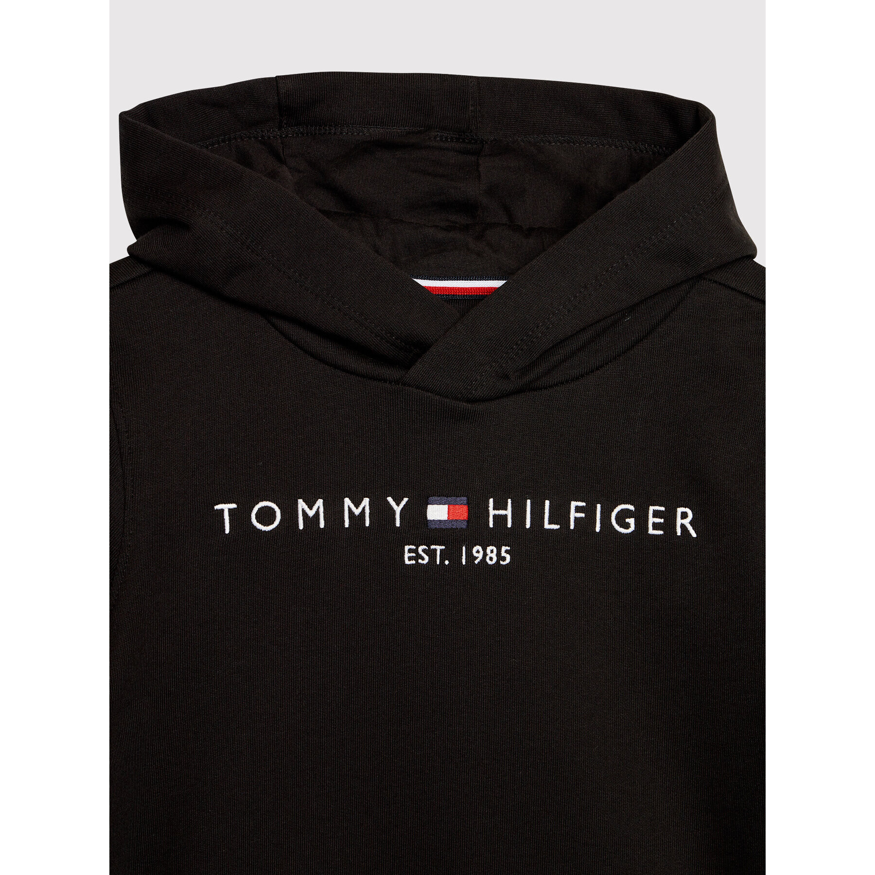 Tommy Hilfiger Trenirka Essential KB0KB06707 D Črna Regular Fit - Pepit.si