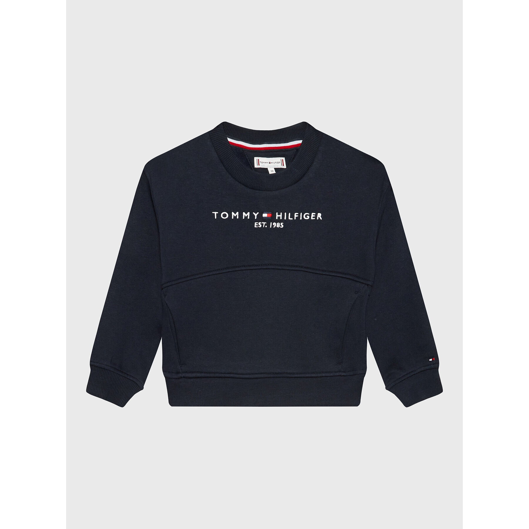 Tommy Hilfiger Trenirka Essential KG0KG06652 D Mornarsko modra Regular Fit - Pepit.si