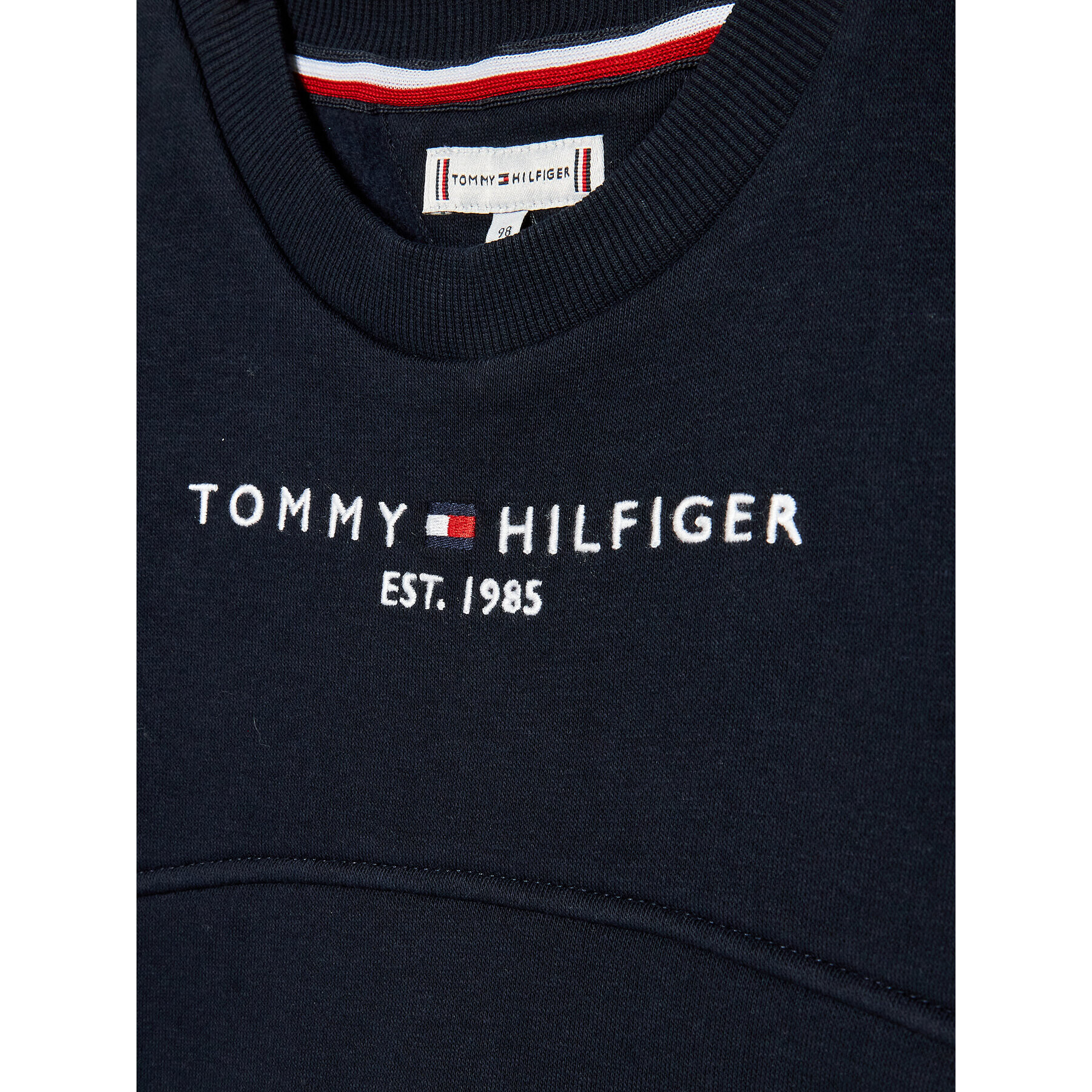 Tommy Hilfiger Trenirka Essential KG0KG06652 D Mornarsko modra Regular Fit - Pepit.si