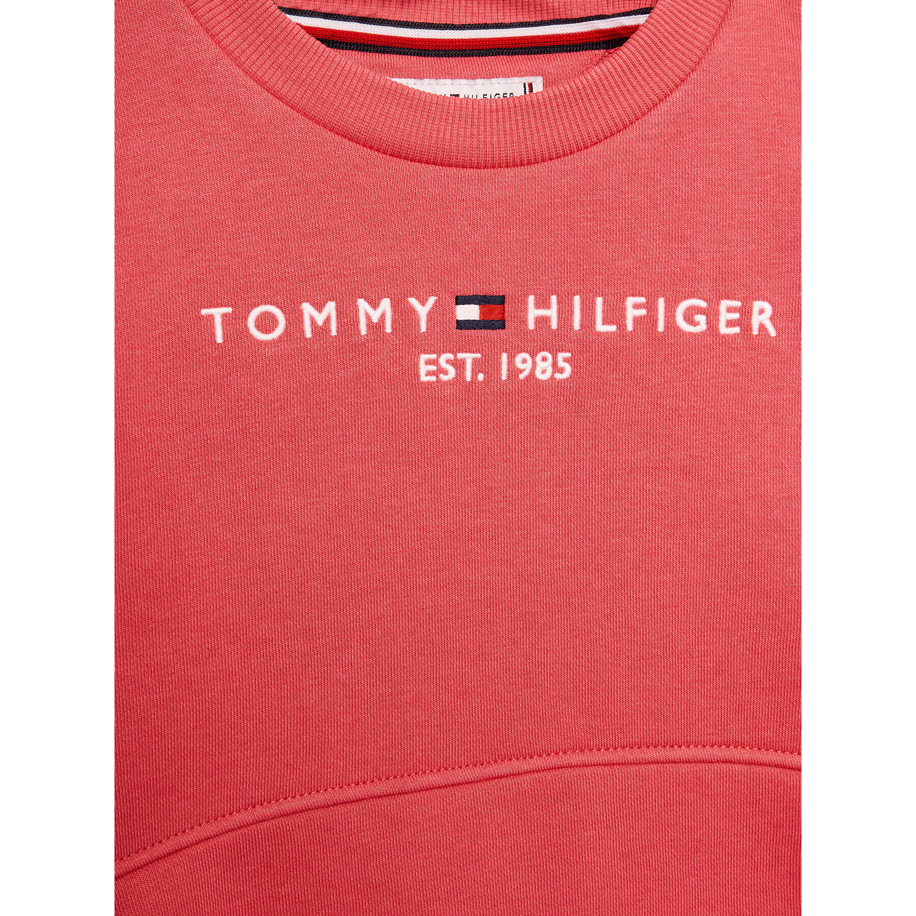 Tommy Hilfiger Trenirka Essential KG0KG07042 D Roza Regular Fit - Pepit.si