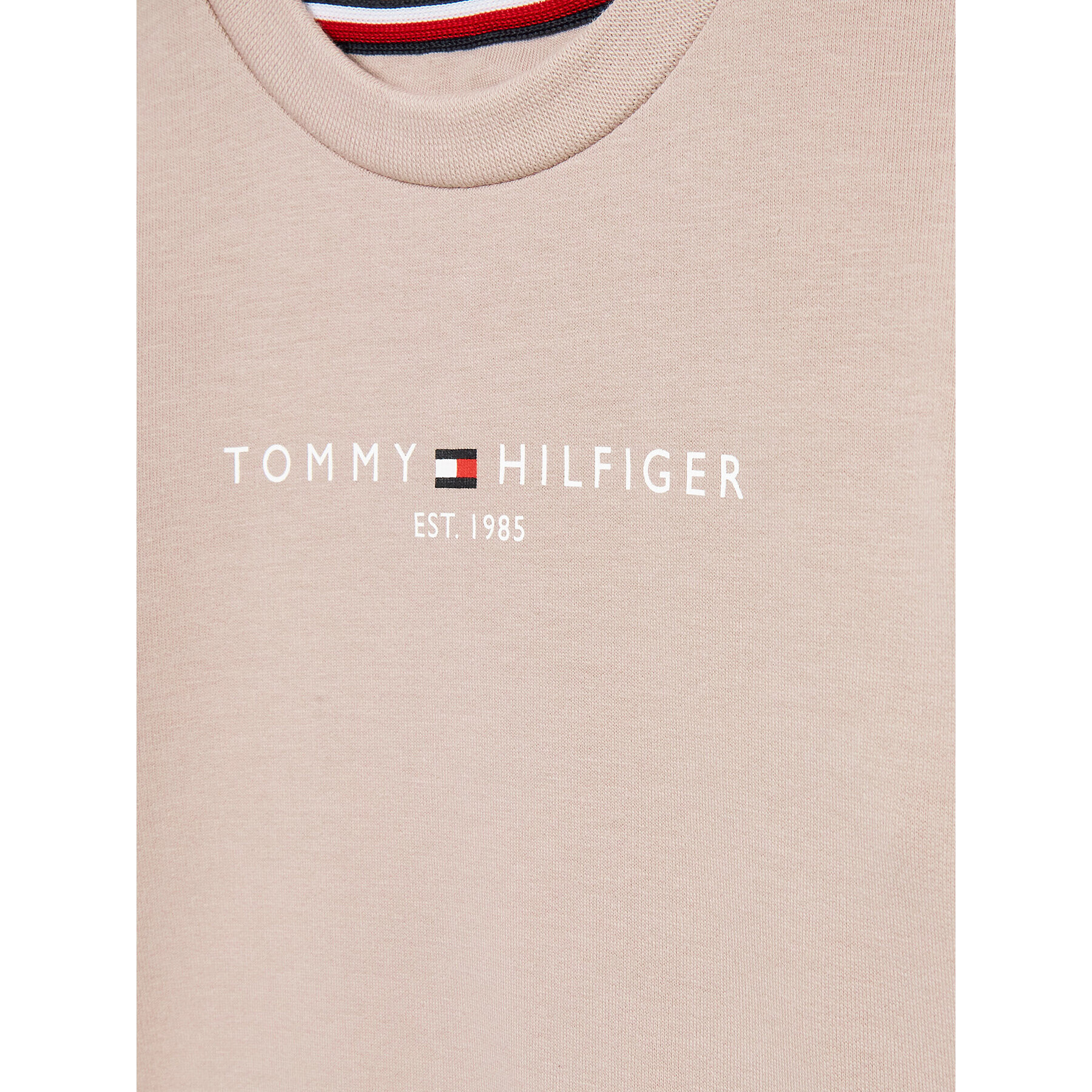 Tommy Hilfiger Trenirka Essential KN0KN01357 Bež Regular Fit - Pepit.si