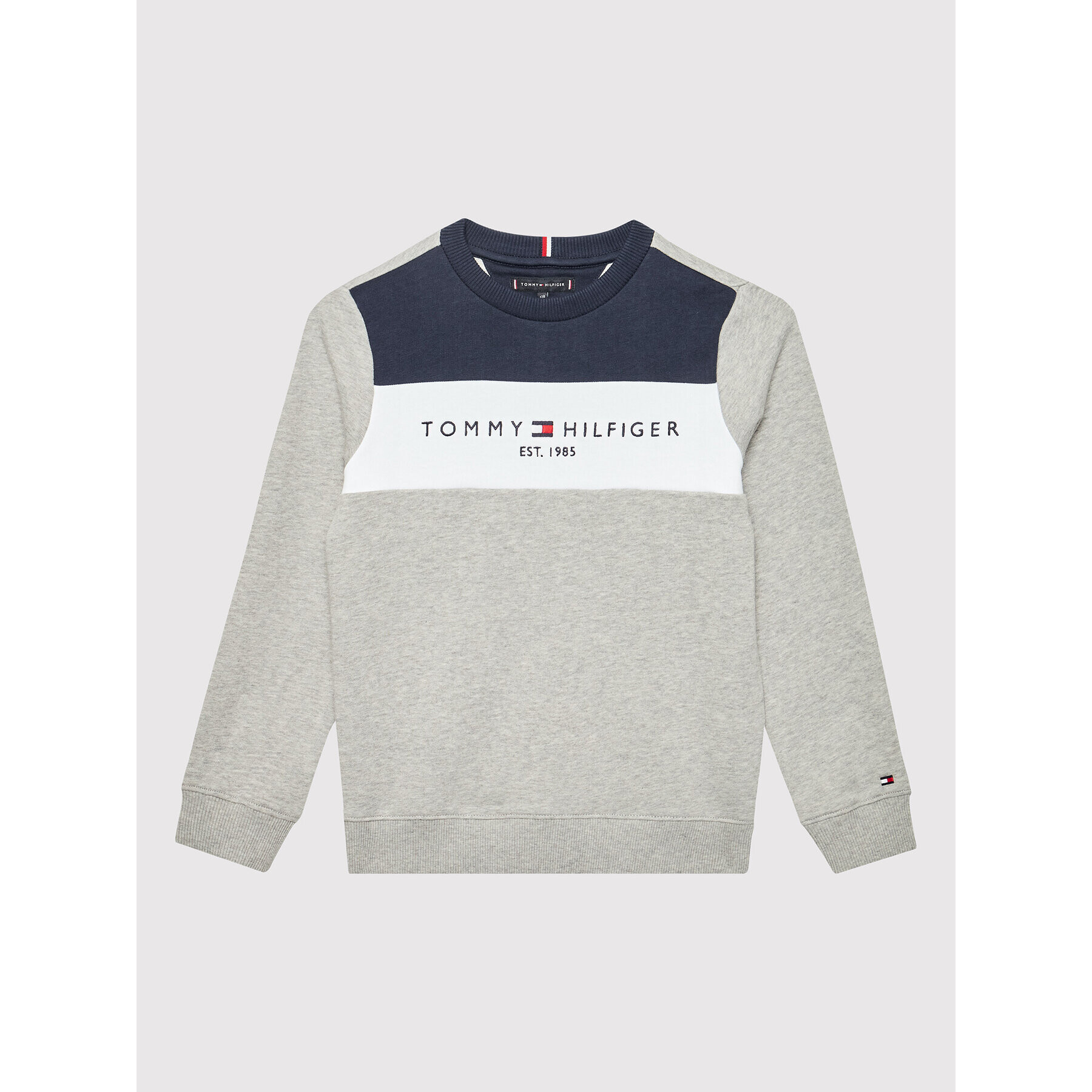 Tommy Hilfiger Trenirka KB0KB07100 D Siva Regular Fit - Pepit.si