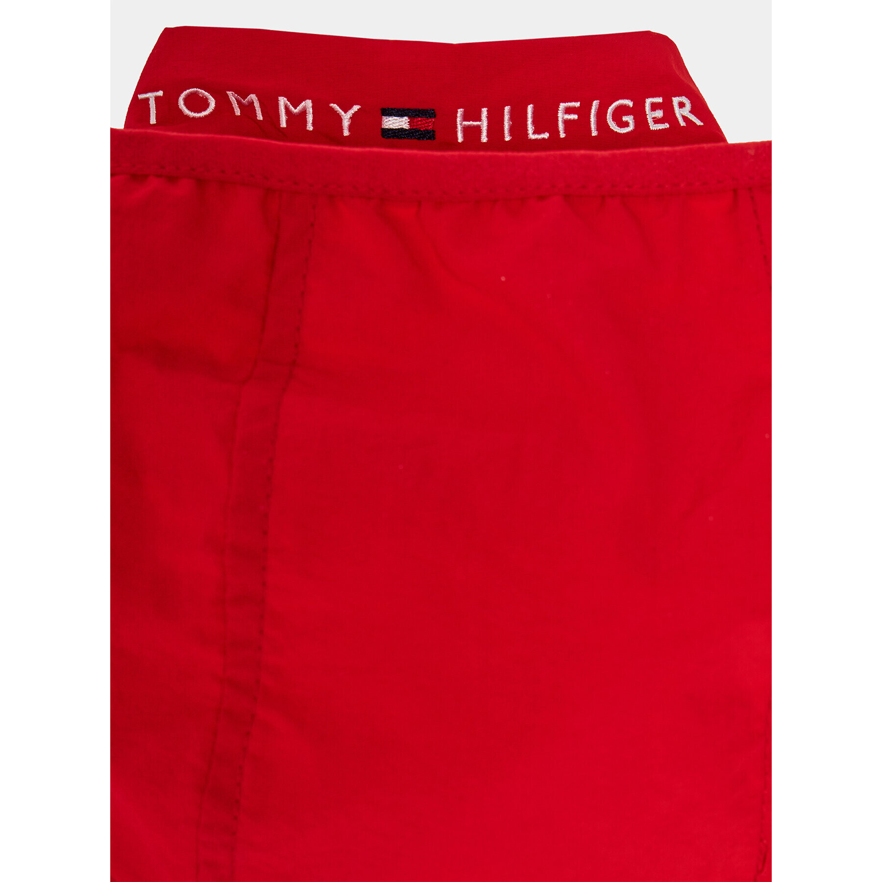 Tommy Hilfiger Vetrovka Essential Jacket KB0KB09104 Rdeča Regular Fit - Pepit.si