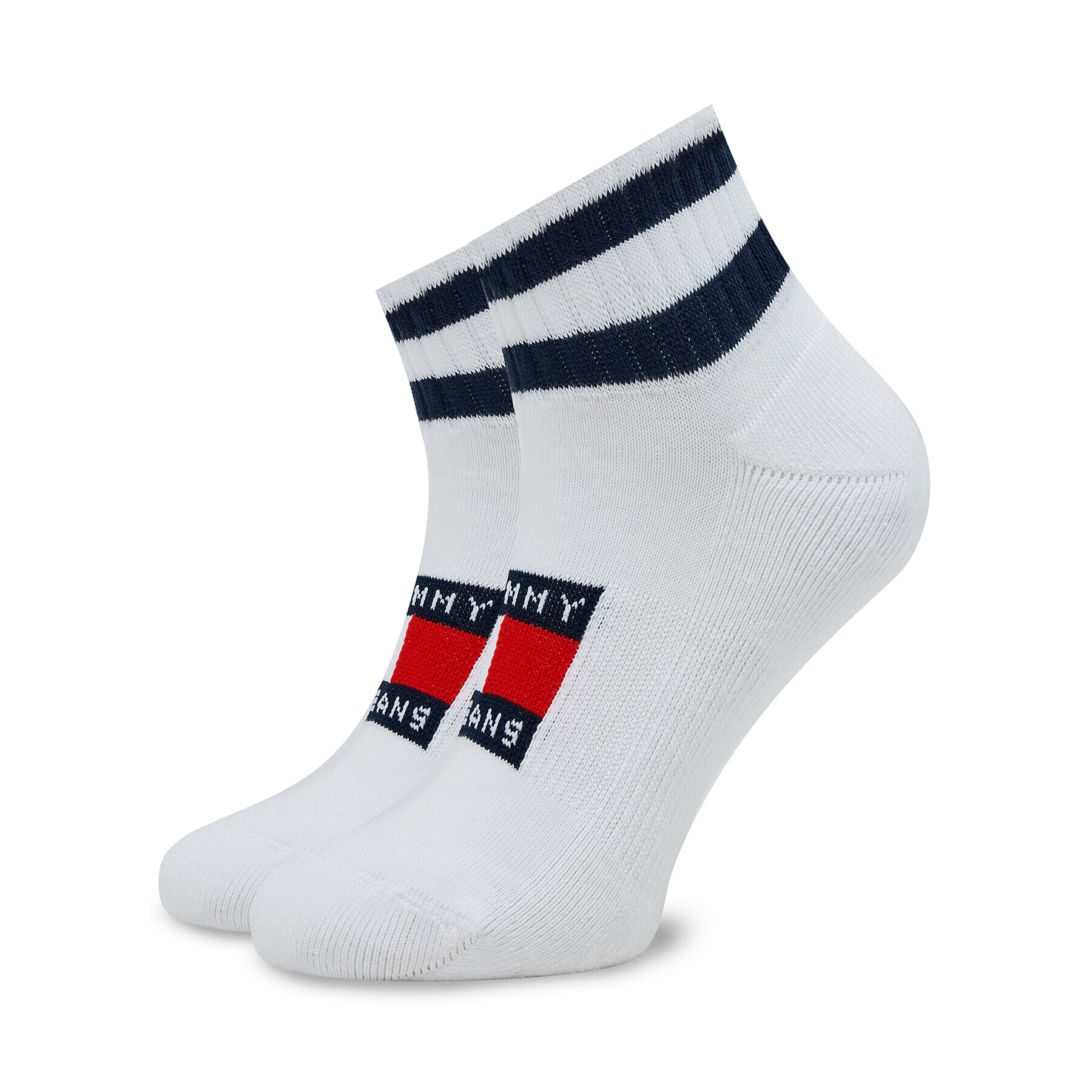 Tommy Hilfiger Visoke nogavice Unisex 701226106 Bela - Pepit.si