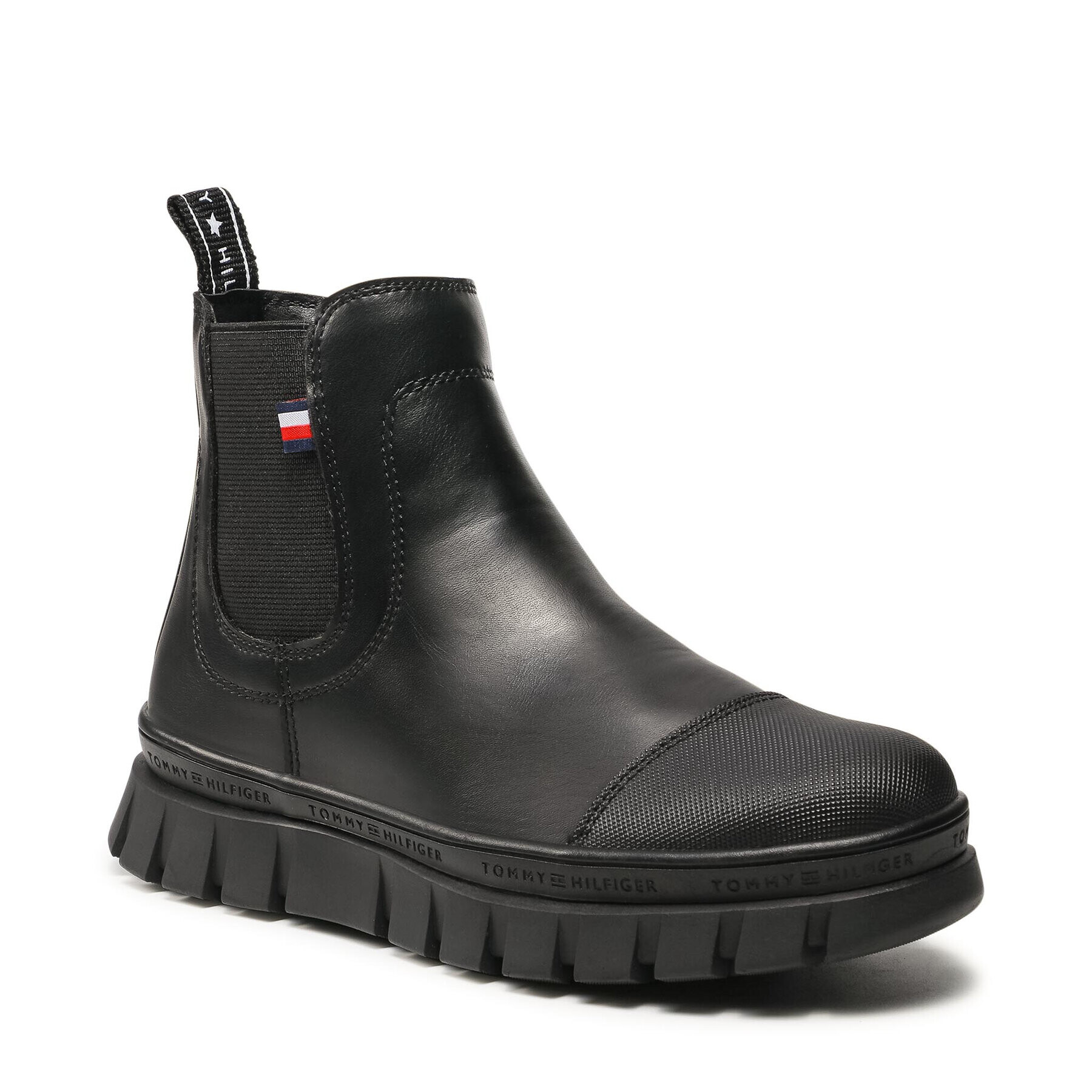 Tommy Hilfiger Zimski škornji Chelsea Boot T3A5-32025-0289 S Črna - Pepit.si