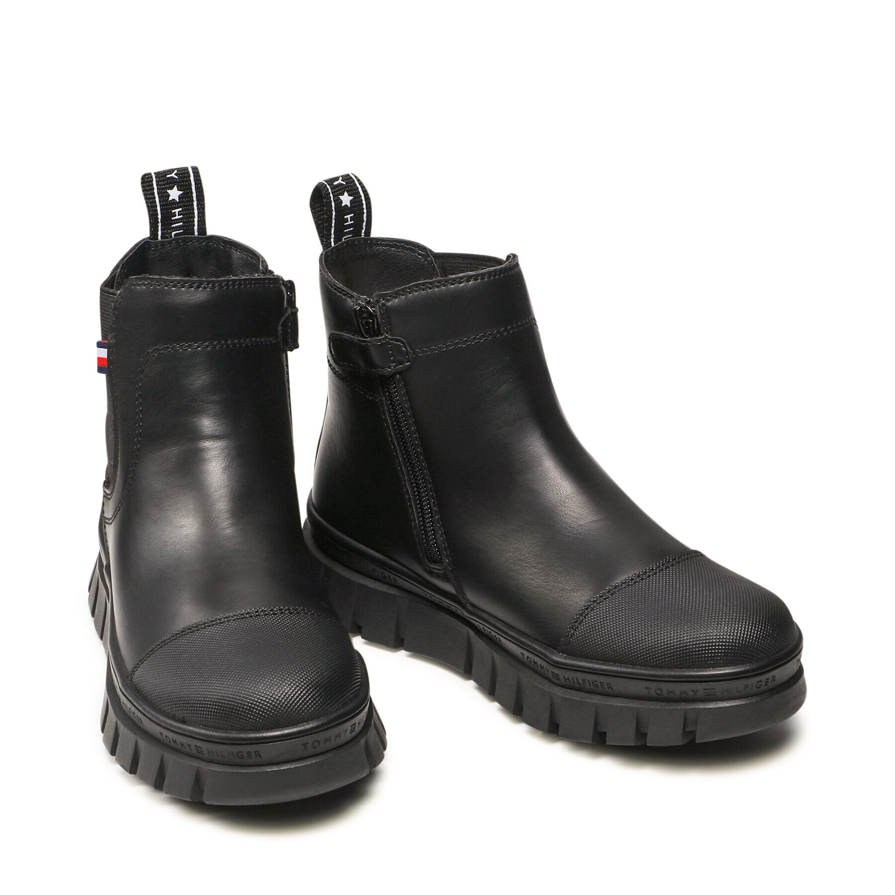 Tommy Hilfiger Zimski škornji Chelsea Boot T3A5-32025-0289 S Črna - Pepit.si