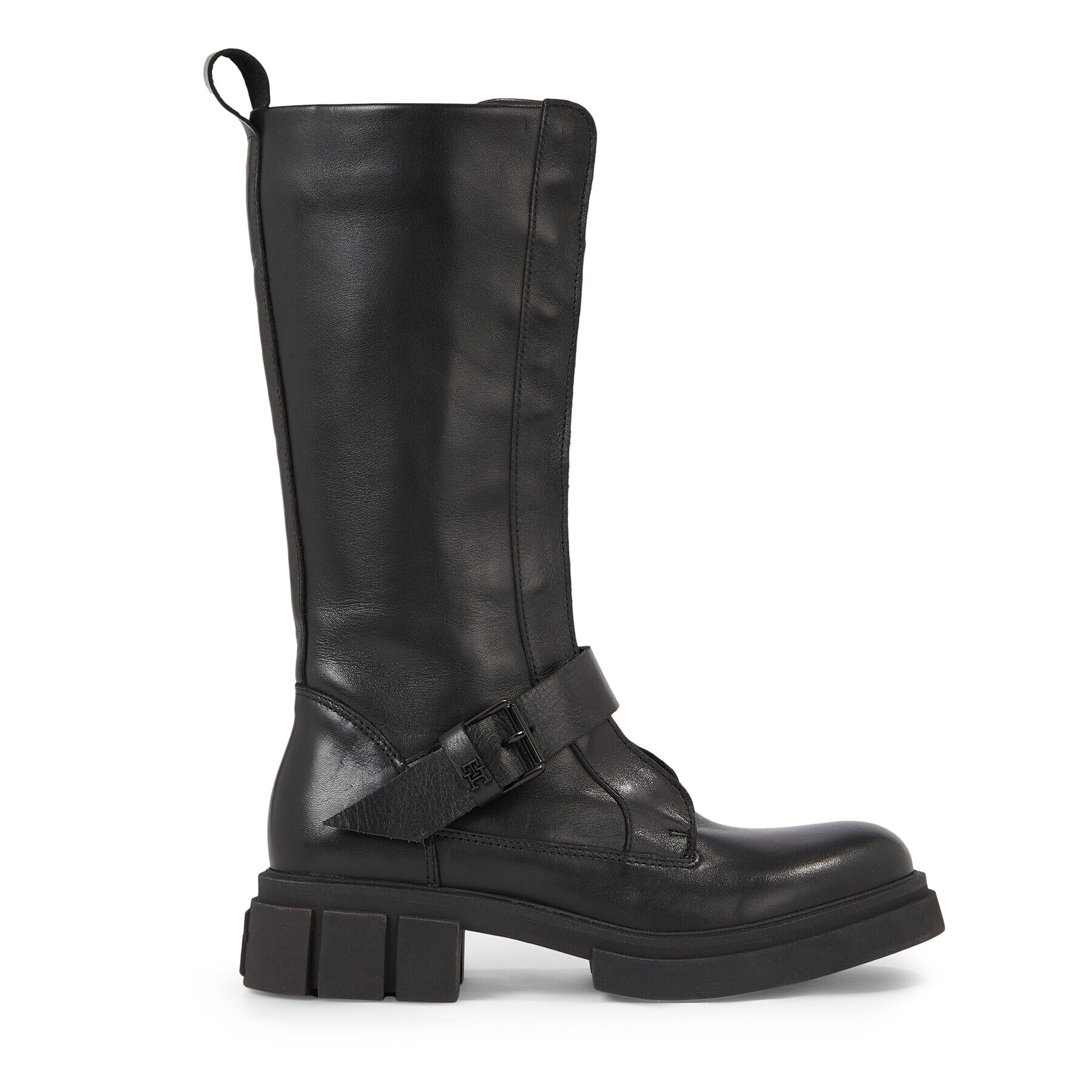 Tommy Hilfiger Zimski škornji Cool Monochromatic Bikerboot FW0FW07338 Črna - Pepit.si