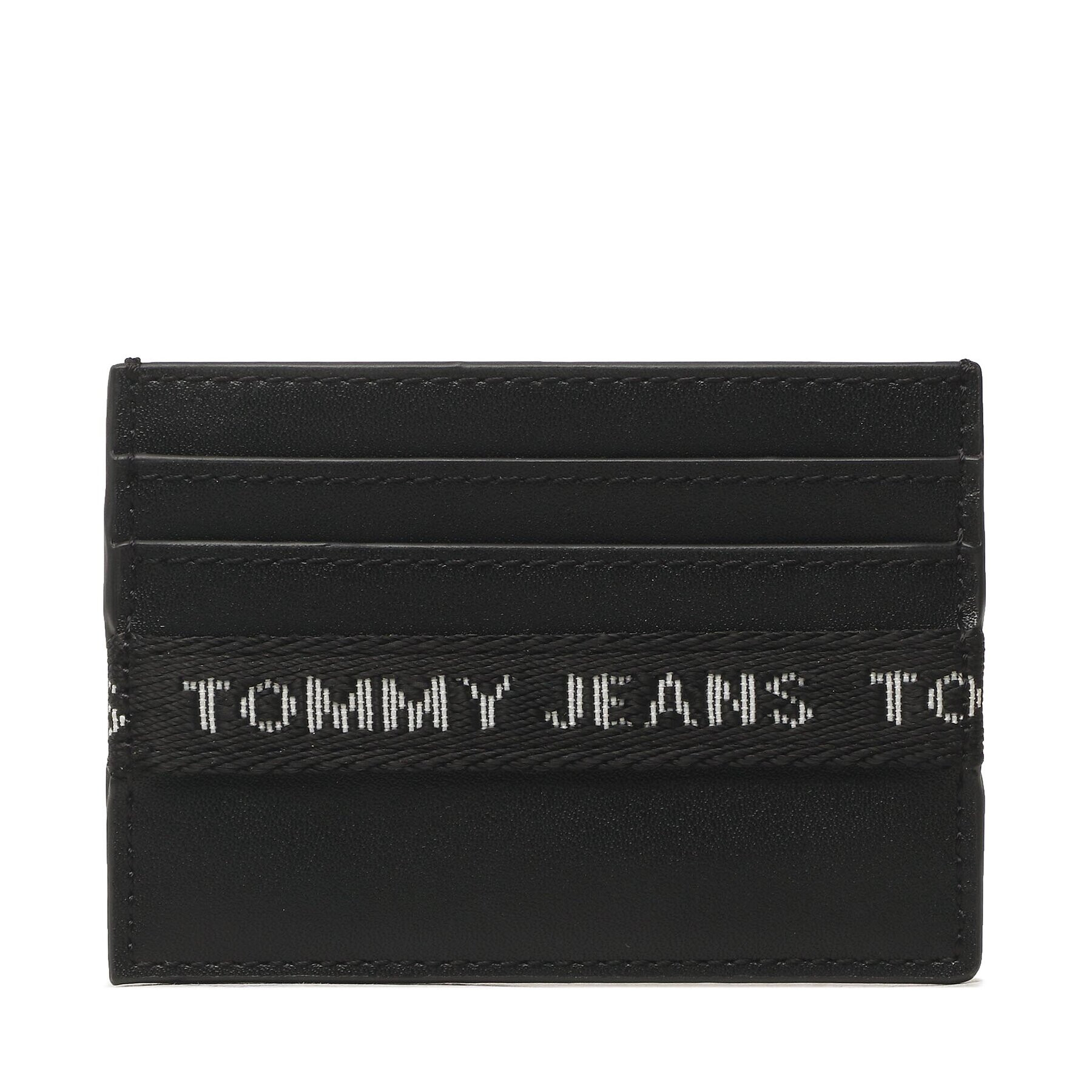 Tommy Jeans Etui za kreditne kartice Tjm Essential Leather Cc Holder AM0AM11219 Črna - Pepit.si