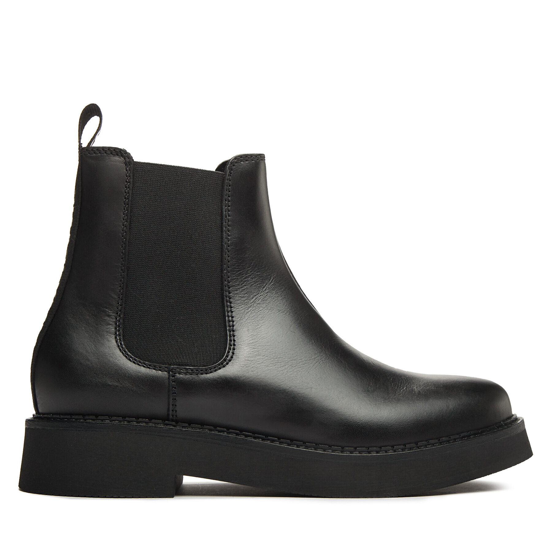 Tommy Jeans Gležnjarji Chelsea Tjw Chelsea Flat Boot EN0EN02311 Črna - Pepit.si