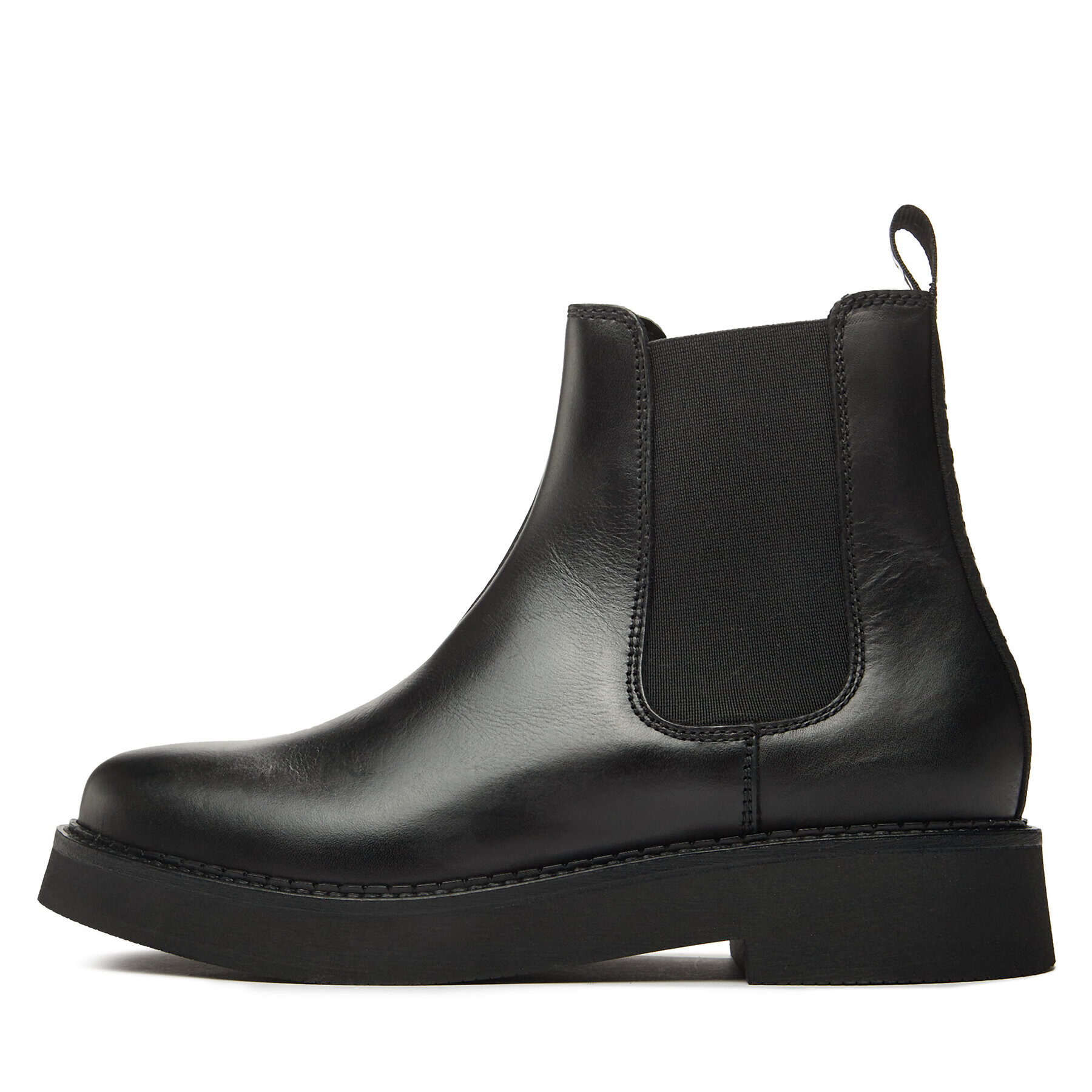 Tommy Jeans Gležnjarji Chelsea Tjw Chelsea Flat Boot EN0EN02311 Črna - Pepit.si