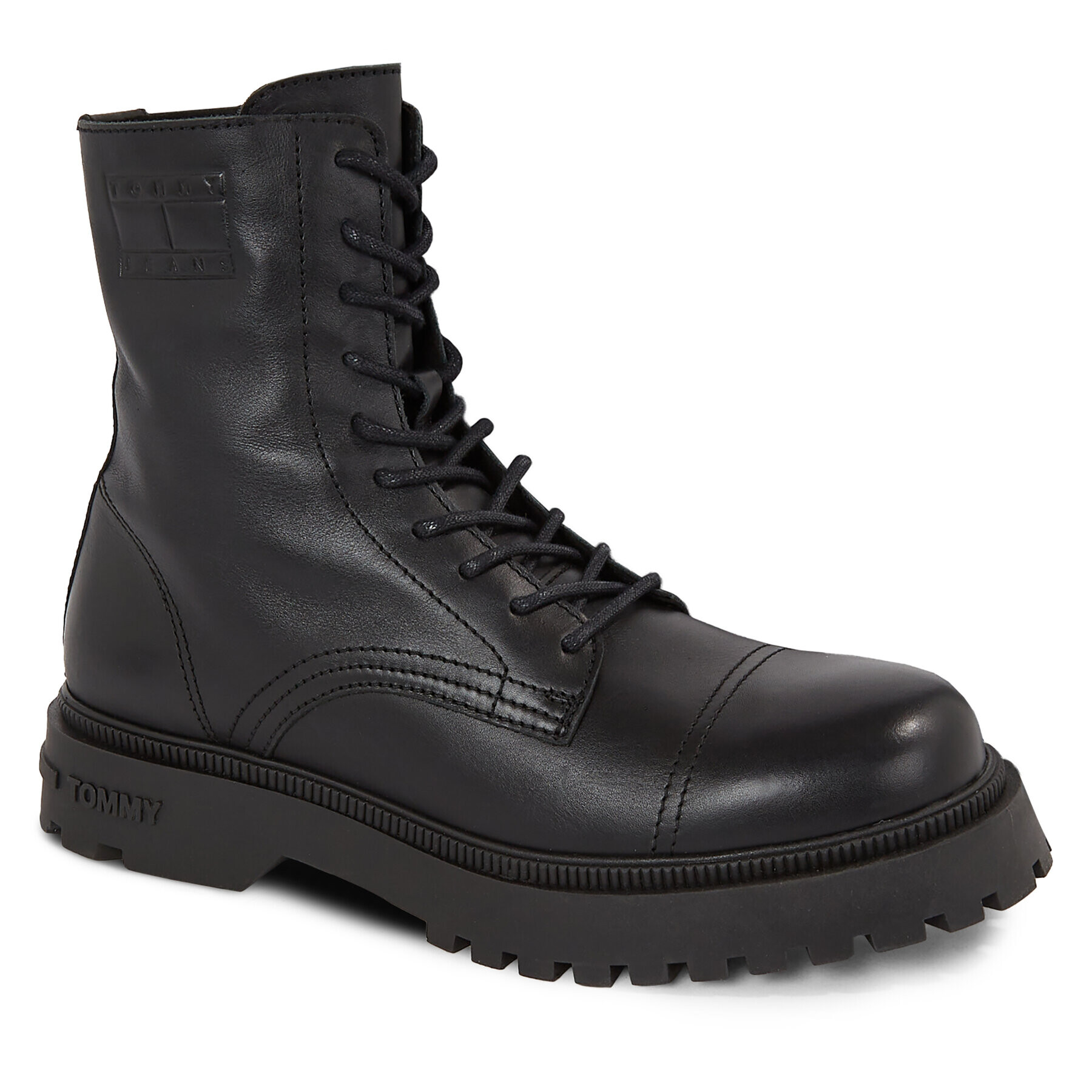 Tommy Jeans Gležnjarji Tjm Casual Boot EM0EM01244 Črna - Pepit.si