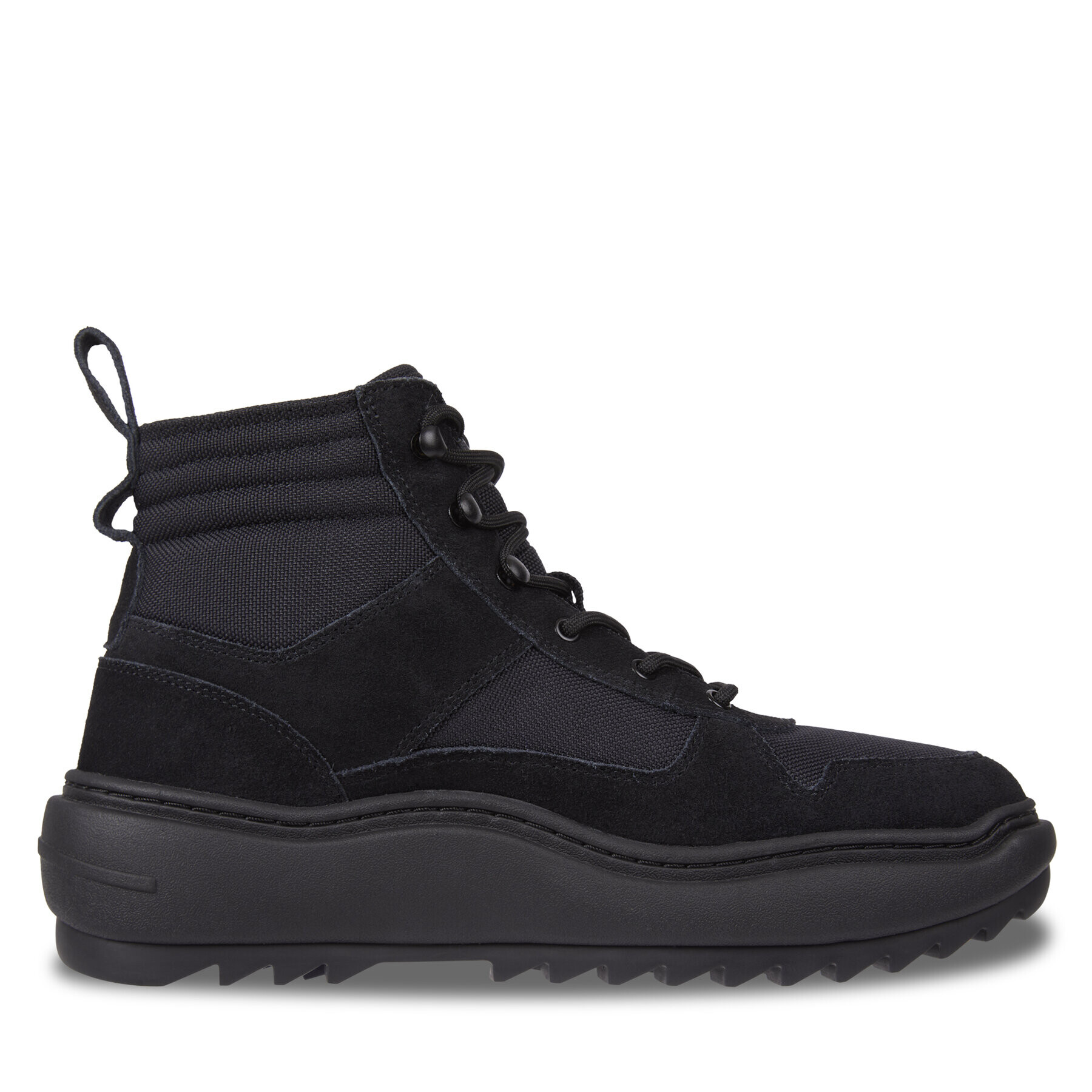 Tommy Jeans Gležnjarji Tjm Mix Material Boot EM0EM01245 Črna - Pepit.si