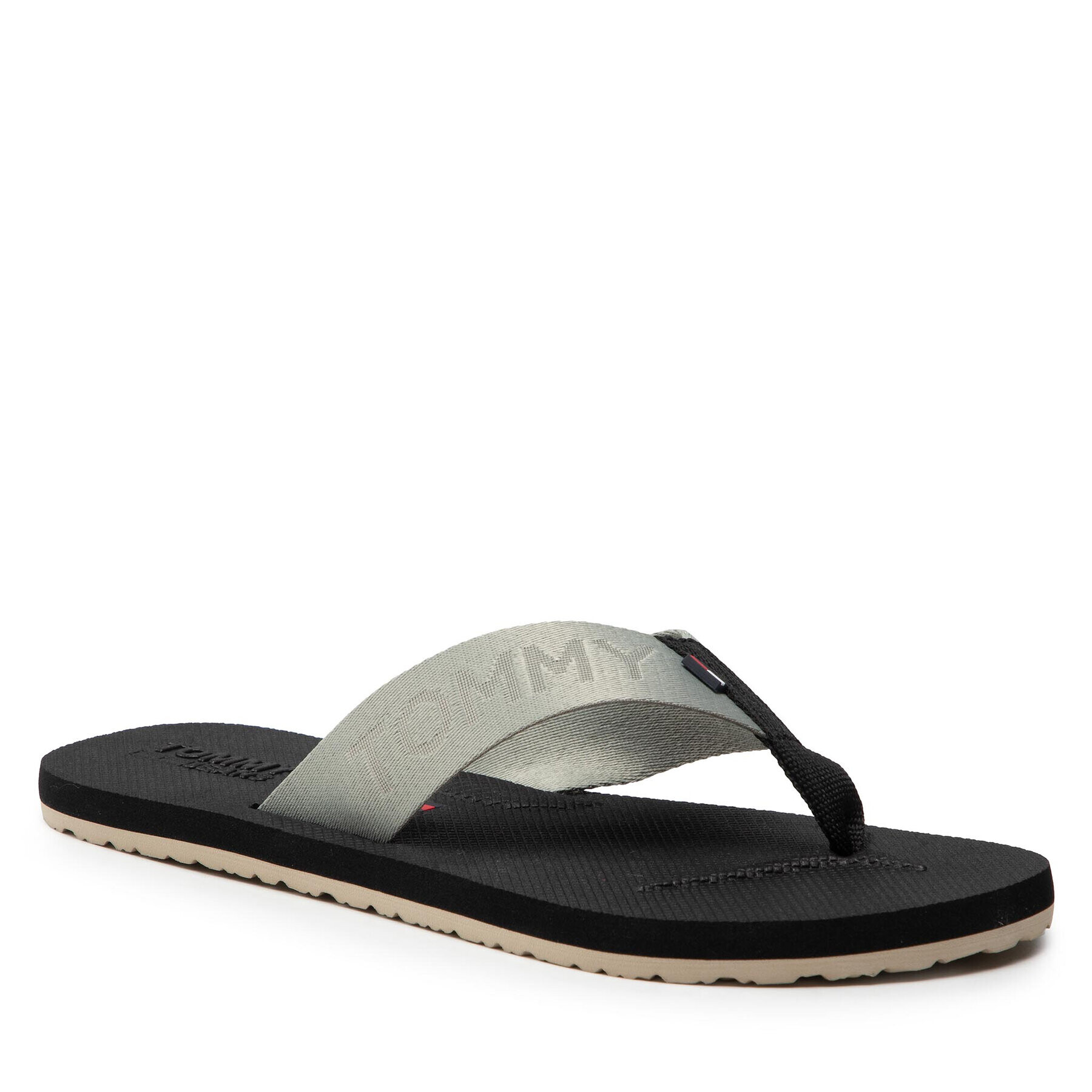 Tommy Jeans Japonke Comfort Footbed Beach Sandal EM0EM01001 Siva - Pepit.si