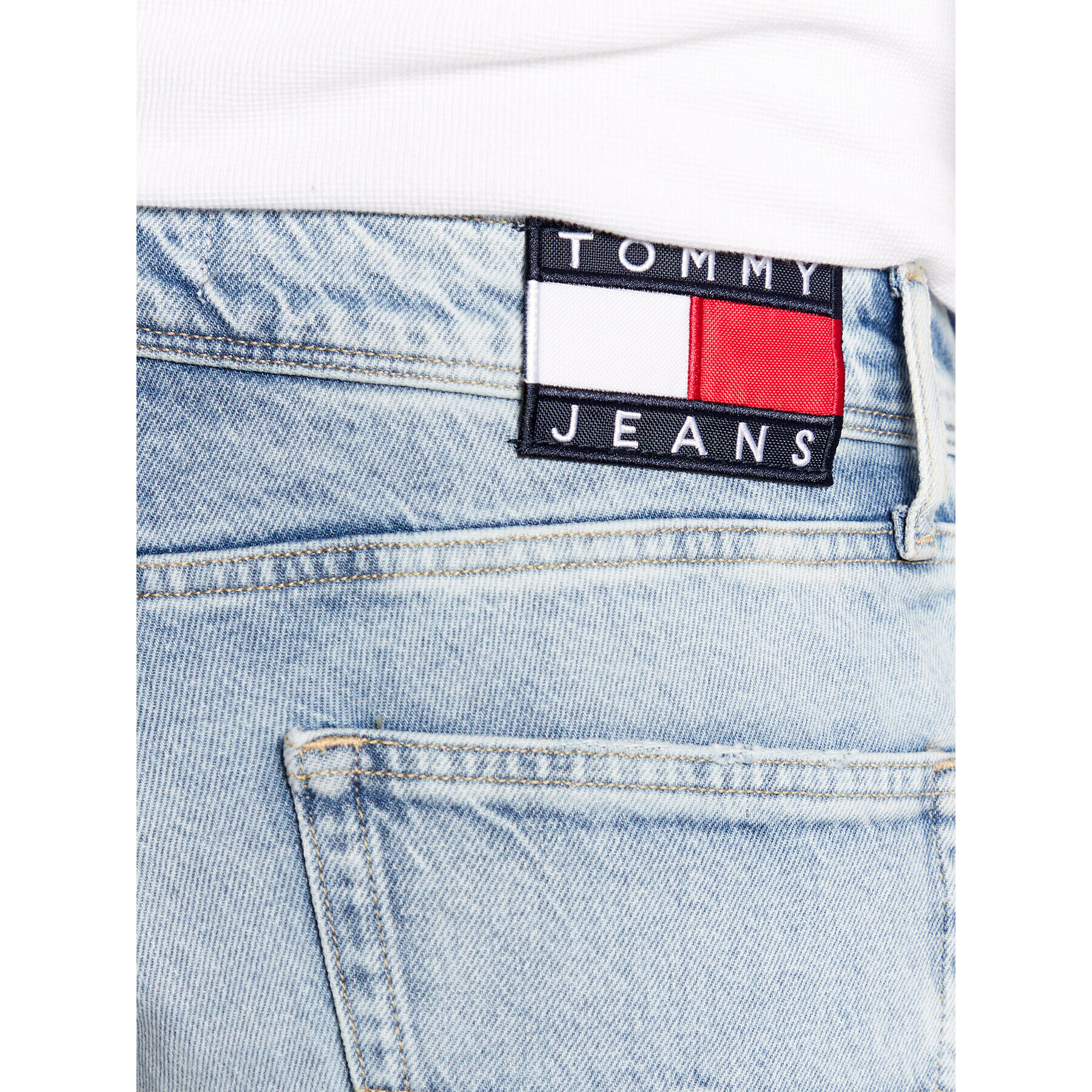 Tommy Jeans Jeans hlače Ethan DM0DM15574 Modra Relaxed Fit - Pepit.si