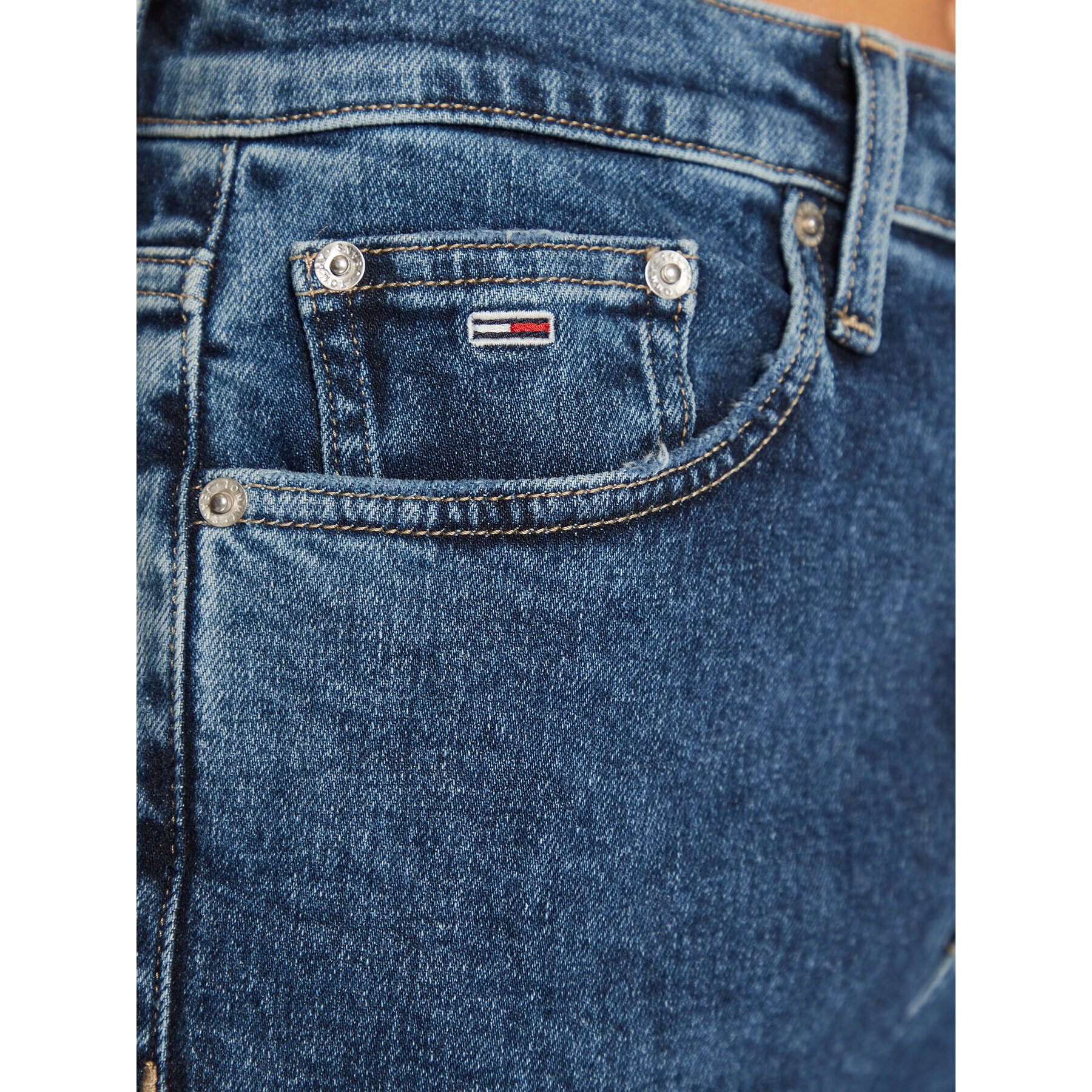 Tommy Jeans Jeans hlače Izzie DW0DW13391 Mornarsko modra Slim Fit - Pepit.si