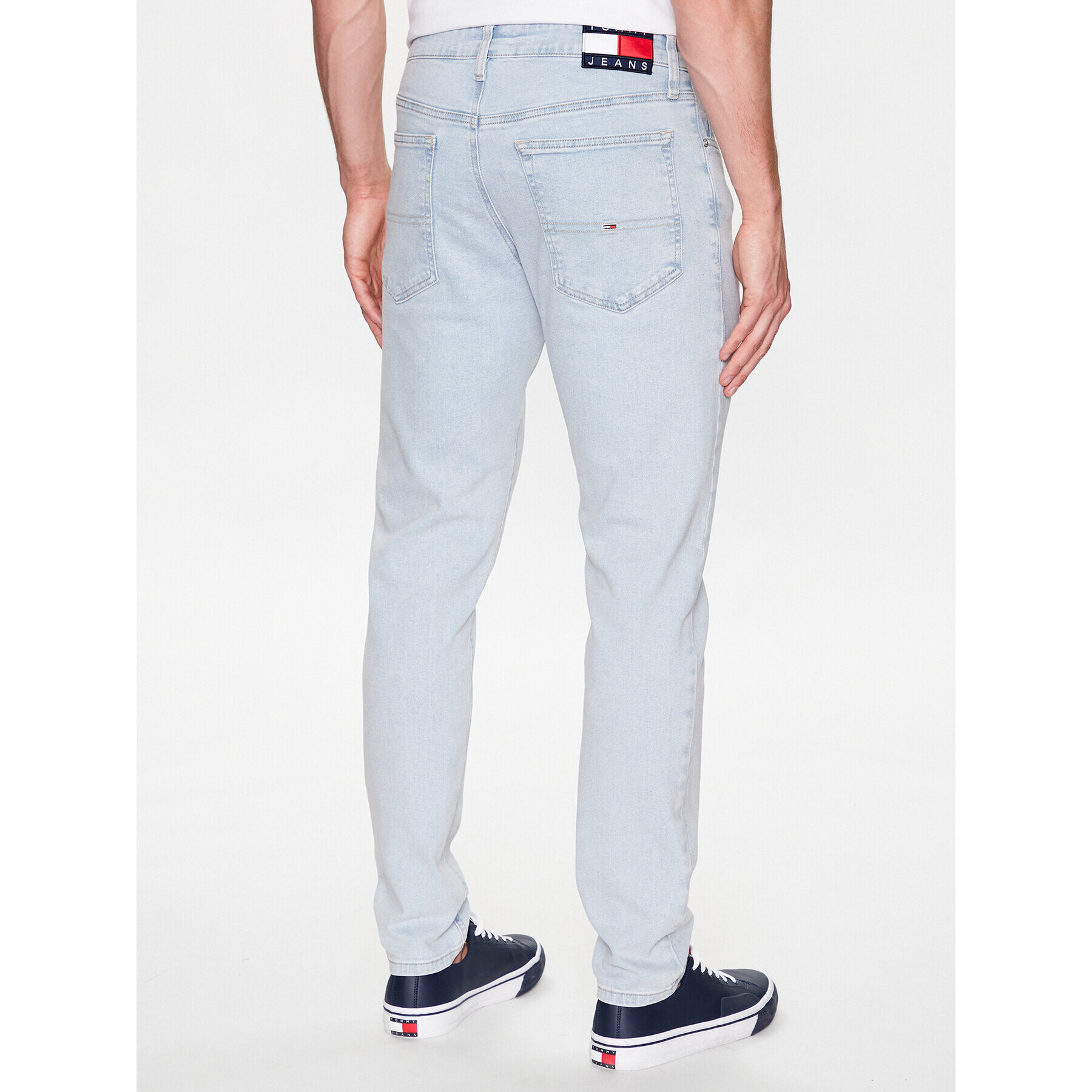 Tommy Jeans Jeans hlače Simon DM0DM16137 Modra Skinny Fit - Pepit.si