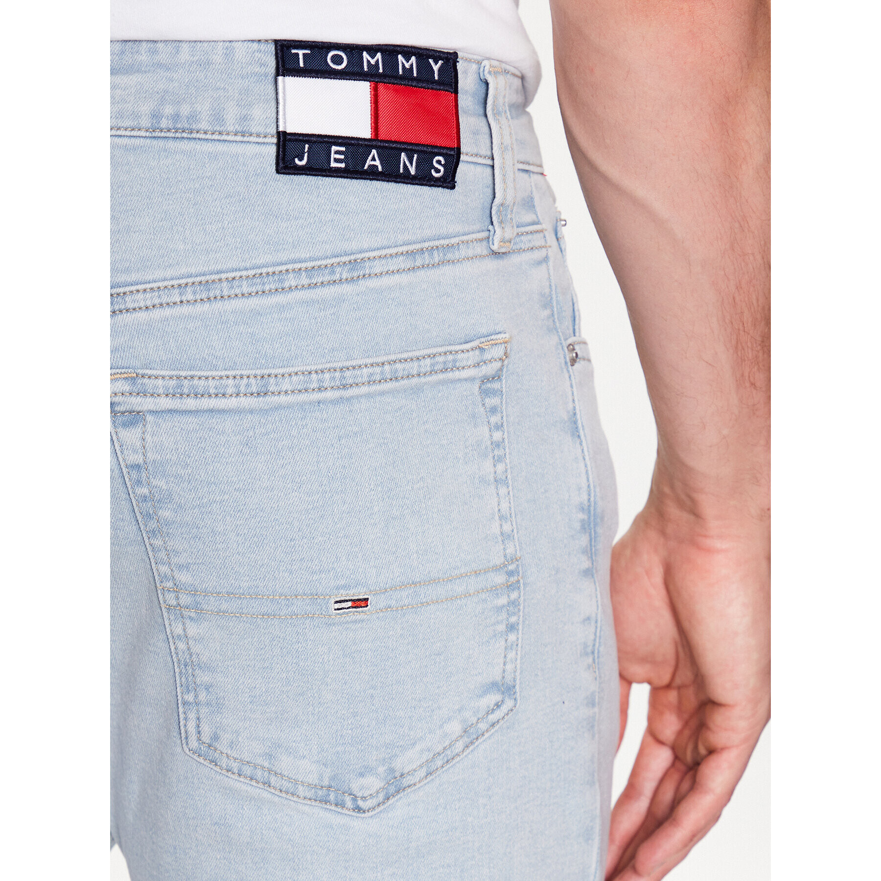 Tommy Jeans Jeans hlače Simon DM0DM16137 Modra Skinny Fit - Pepit.si