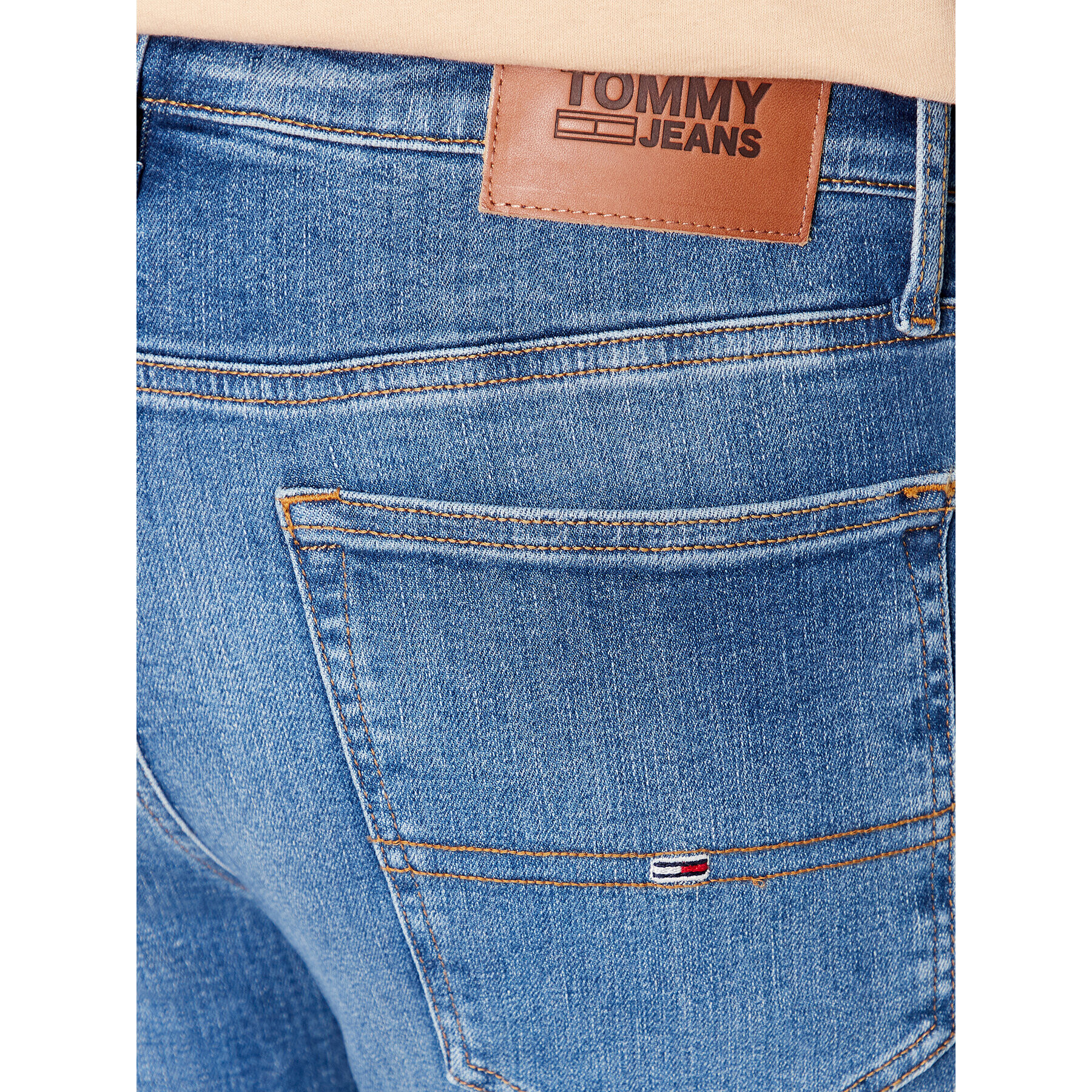 Tommy Jeans Jeans hlače Simon DM0DM16636 Modra Skinny Fit - Pepit.si