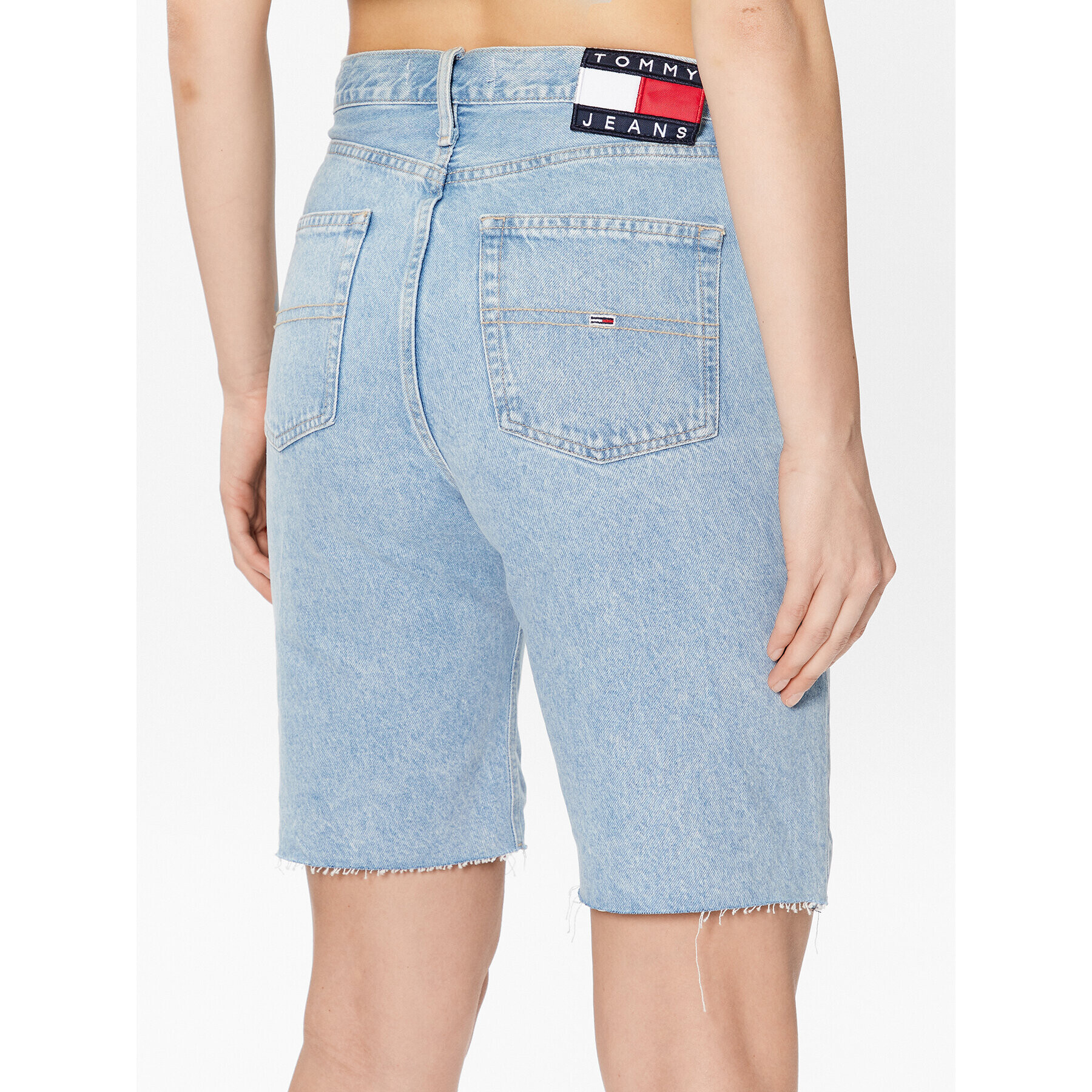 Tommy Jeans Jeans kratke hlače Harper DW0DW15596 Modra Regular Fit - Pepit.si