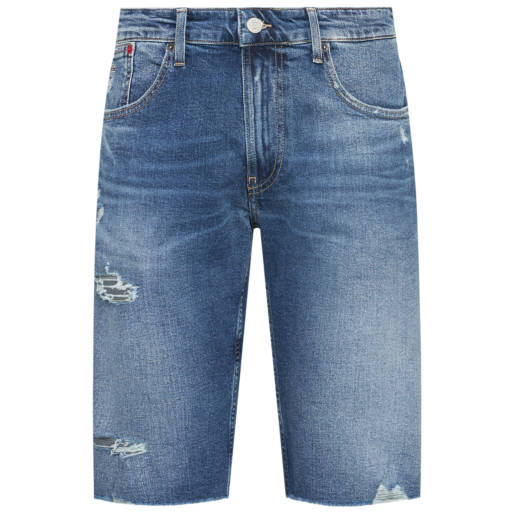 Tommy Jeans Jeans kratke hlače Ronnie DM0DM11660 Modra Relaxed Fit - Pepit.si