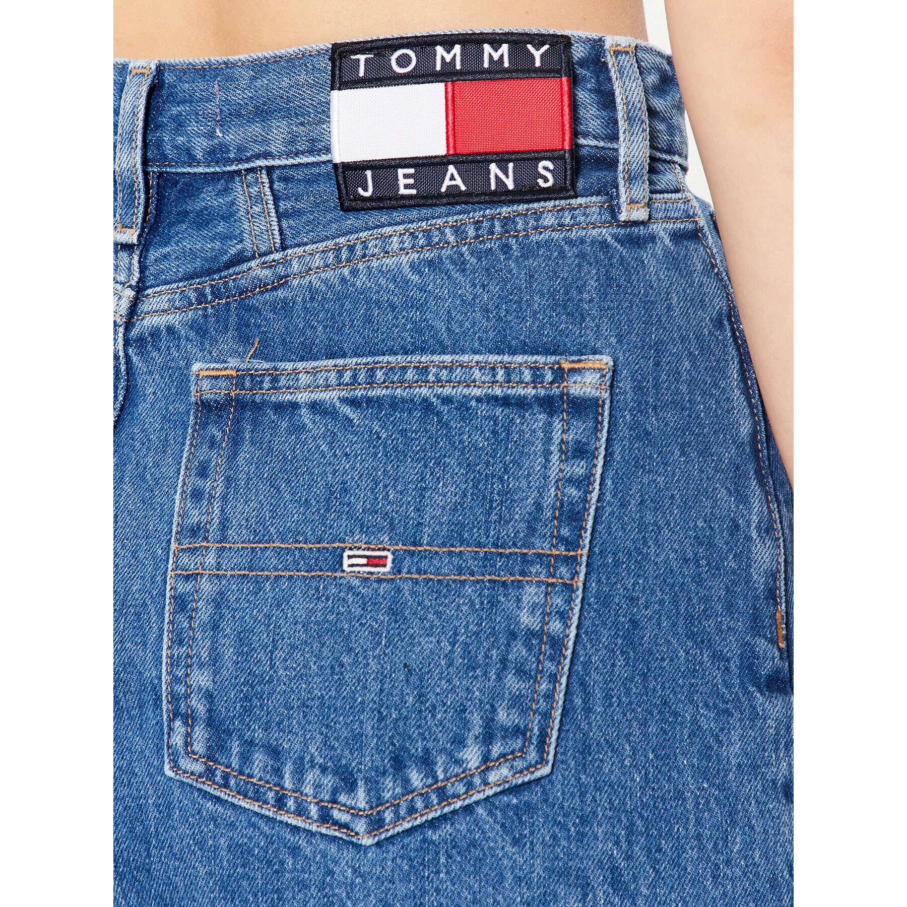 Tommy Jeans Jeans krilo DW0DW15626 Mornarsko modra Regular Fit - Pepit.si