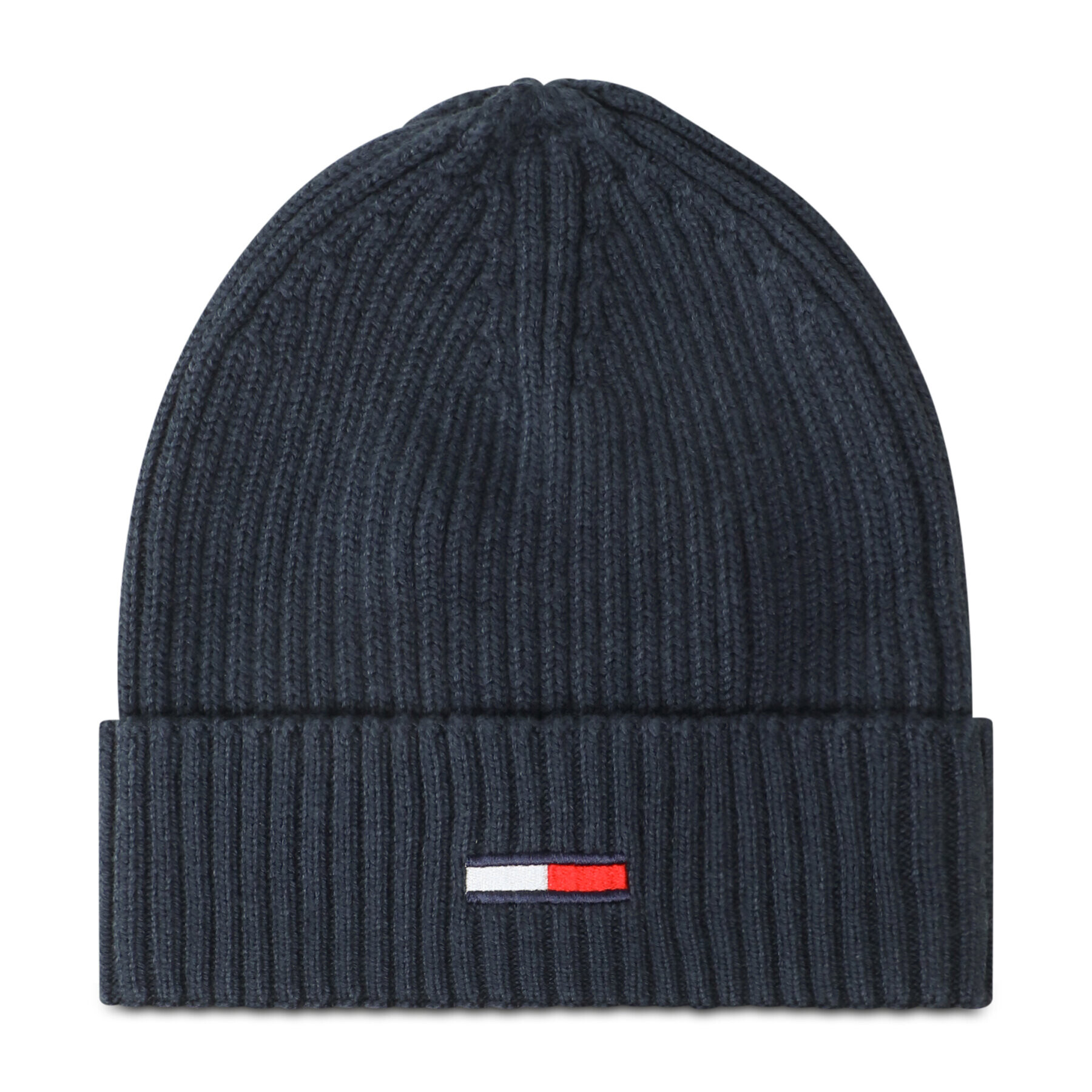 Tommy Jeans Kapa Tjm Flag Rib Beanie AM0AM10390 Mornarsko modra - Pepit.si