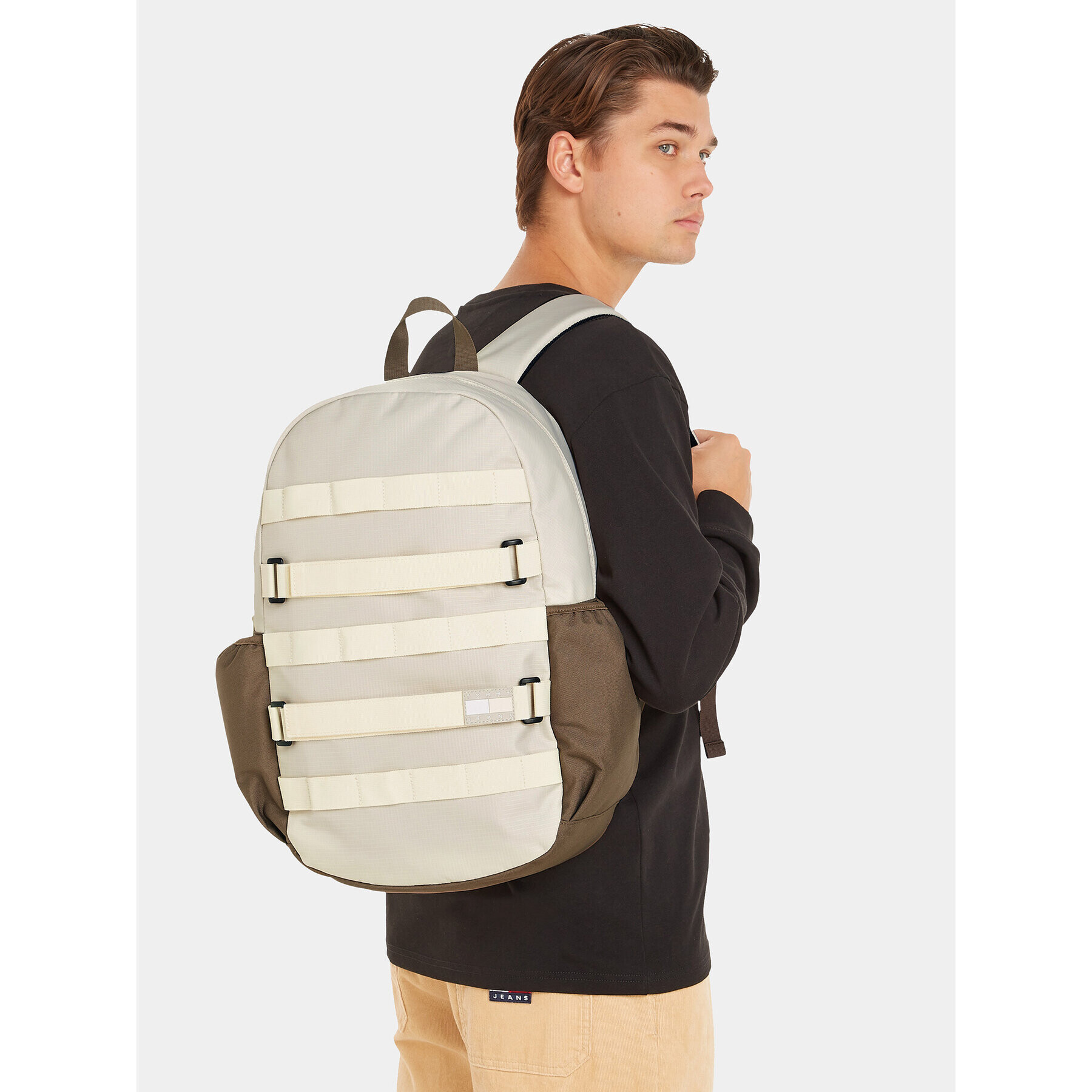 Tommy Jeans Nahrbtnik Tjm Skater Boy Backpack AM0AM11162 Bež - Pepit.si