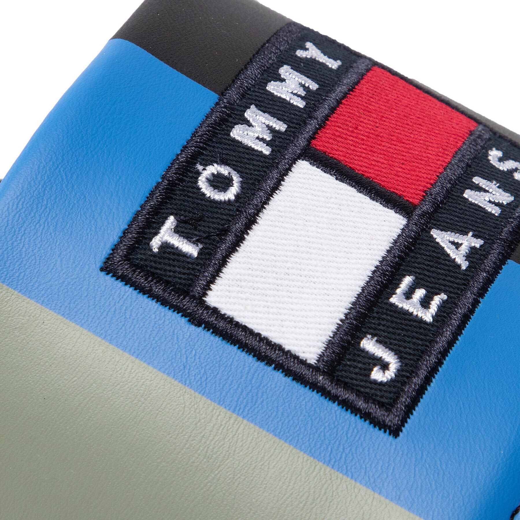 Tommy Jeans Natikači Block Archive Poolslide EM0EM01048 Pisana - Pepit.si