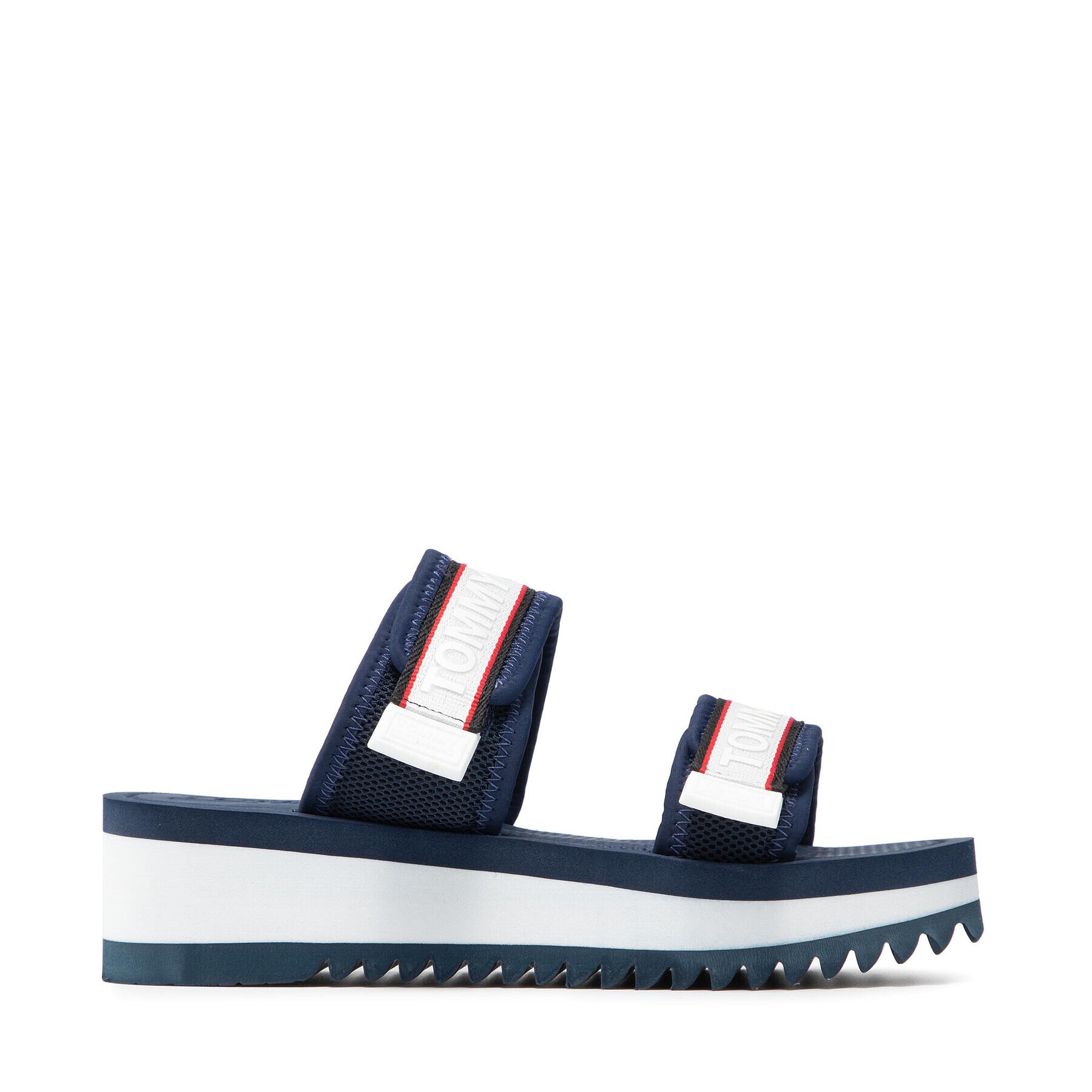 Tommy Jeans Natikači Color Pop Mule Sandal EN0EN01326 Mornarsko modra - Pepit.si