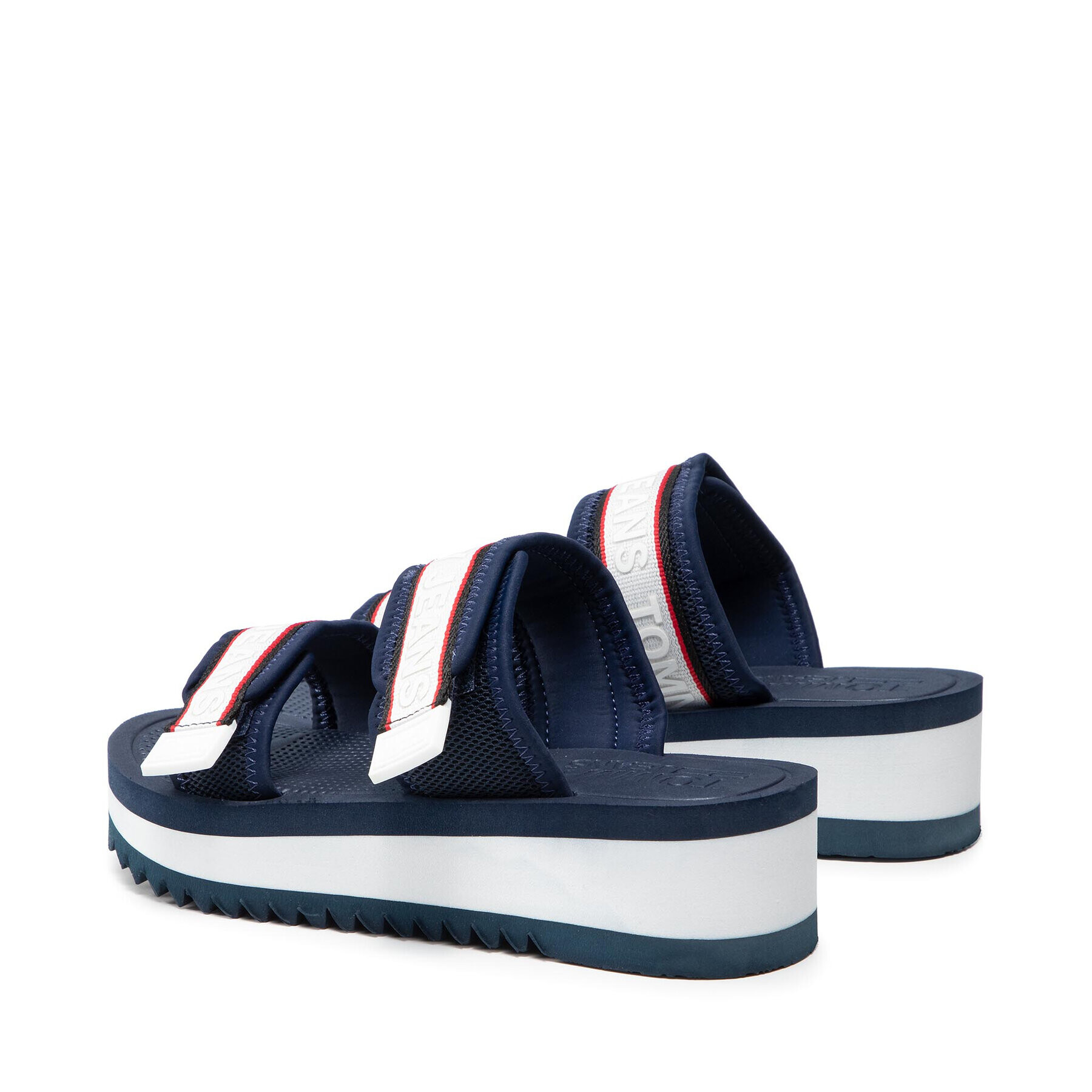 Tommy Jeans Natikači Color Pop Mule Sandal EN0EN01326 Mornarsko modra - Pepit.si