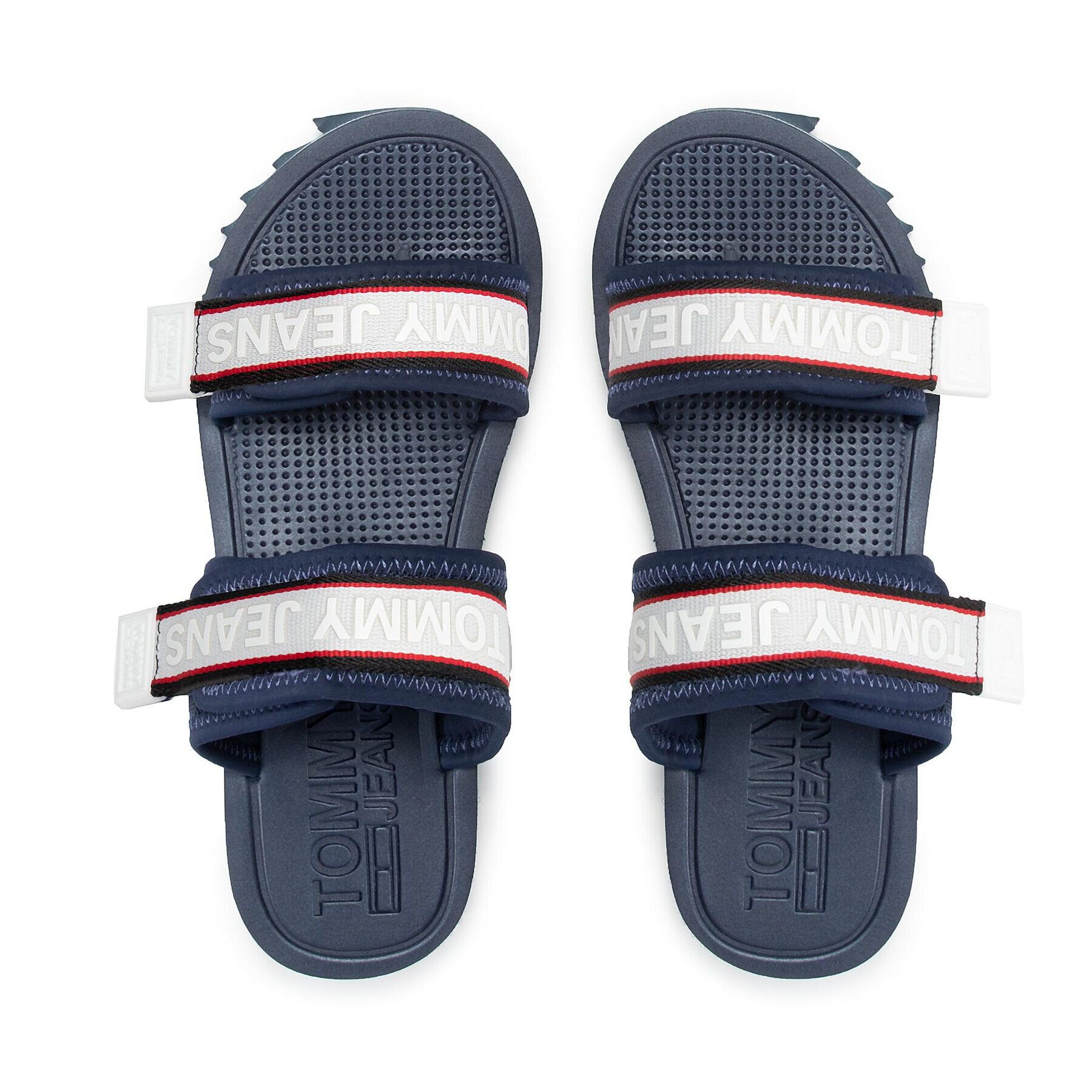 Tommy Jeans Natikači Color Pop Mule Sandal EN0EN01326 Mornarsko modra - Pepit.si