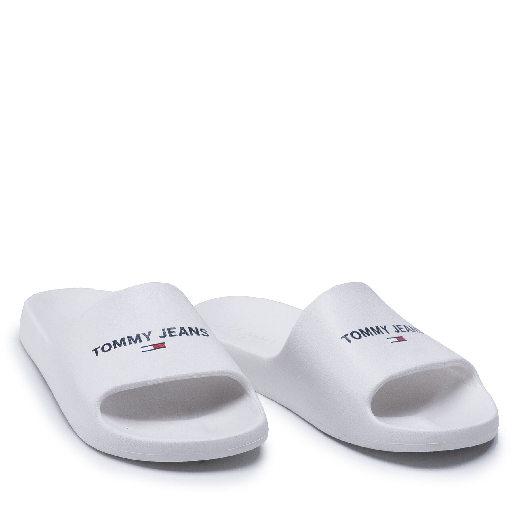 Tommy Jeans Natikači Essential Pool Slide EM0EM00978 Bela - Pepit.si